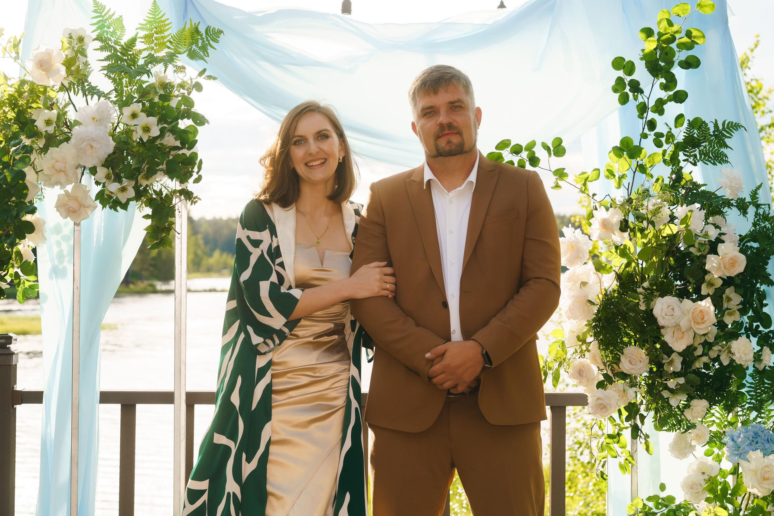 Мария и Михаил — прогулка у озера и церемония. Свадебный фотограф Дмитрий Родионов — Санкт-Петербург и Ленинградская область