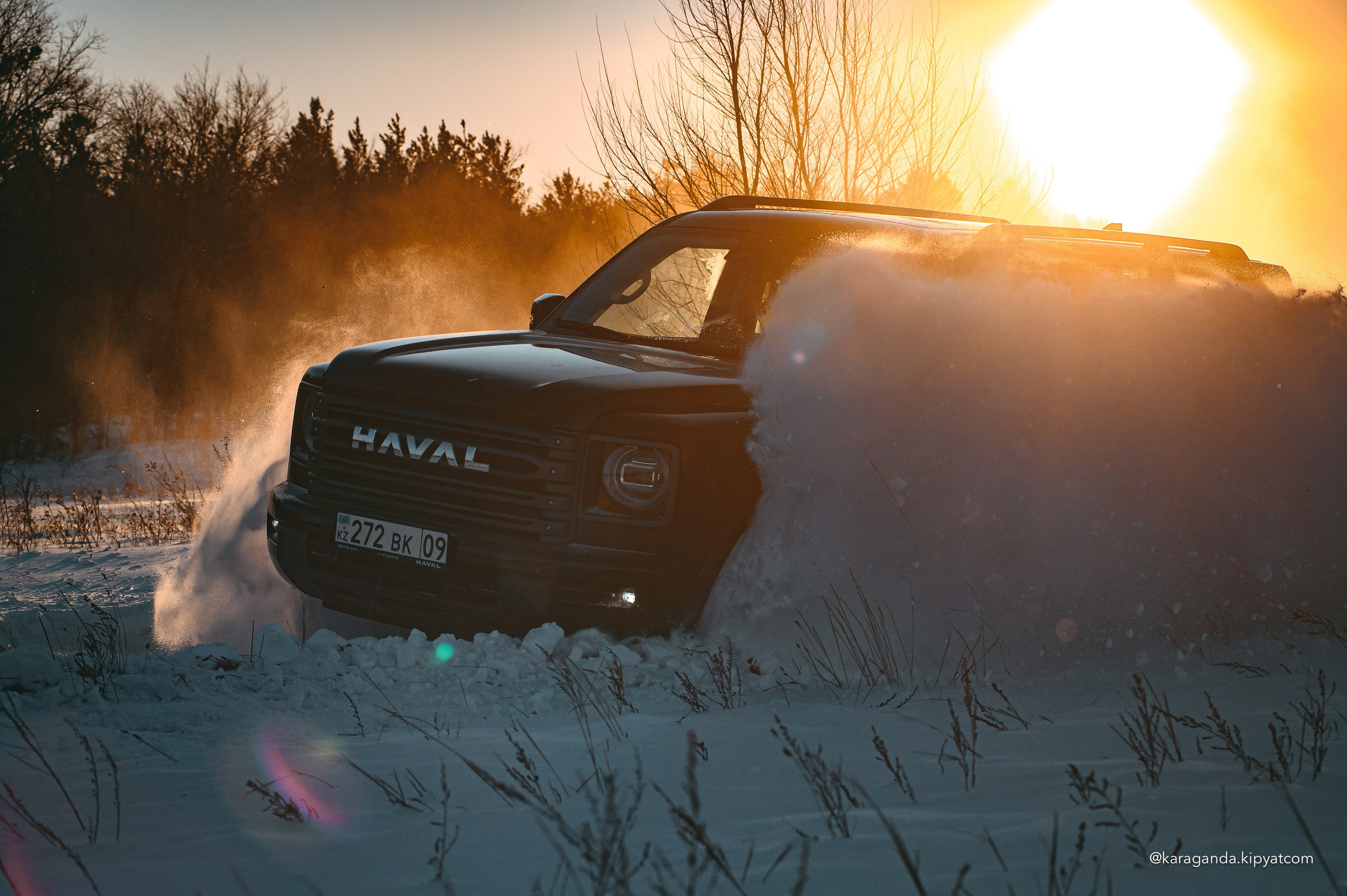 Зимний заезд на HAVAL H9. Кипятком Караганда