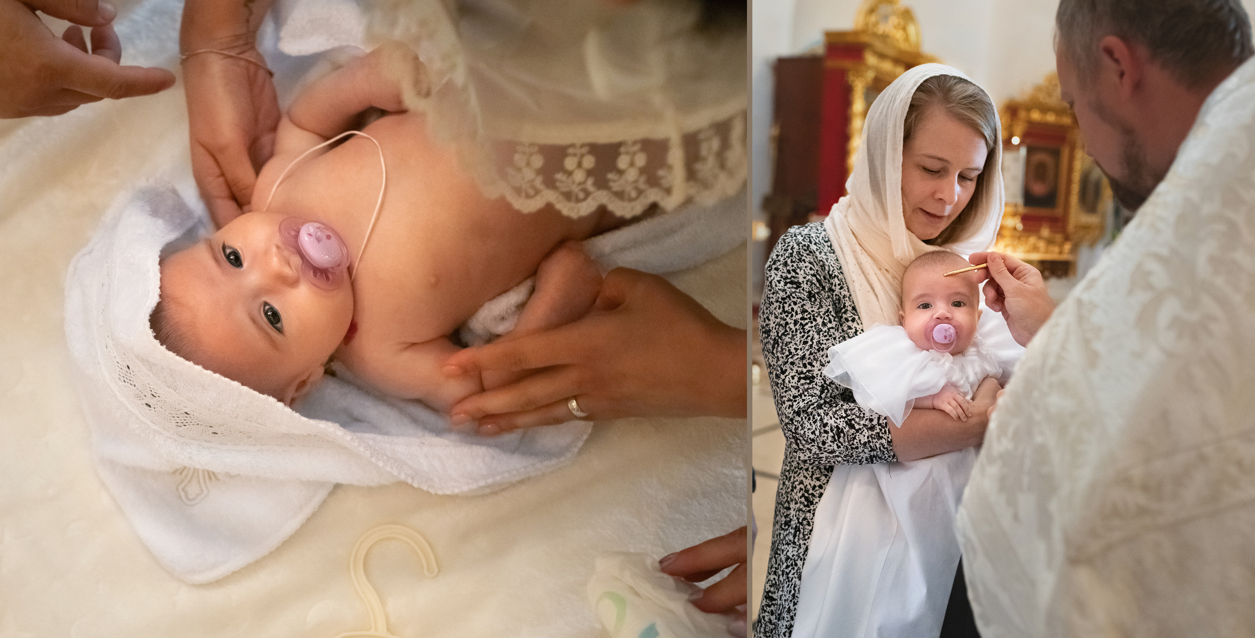 Фотокнига Крещение Александры. Детский и семейный фотограф в Москве Вера Орлова