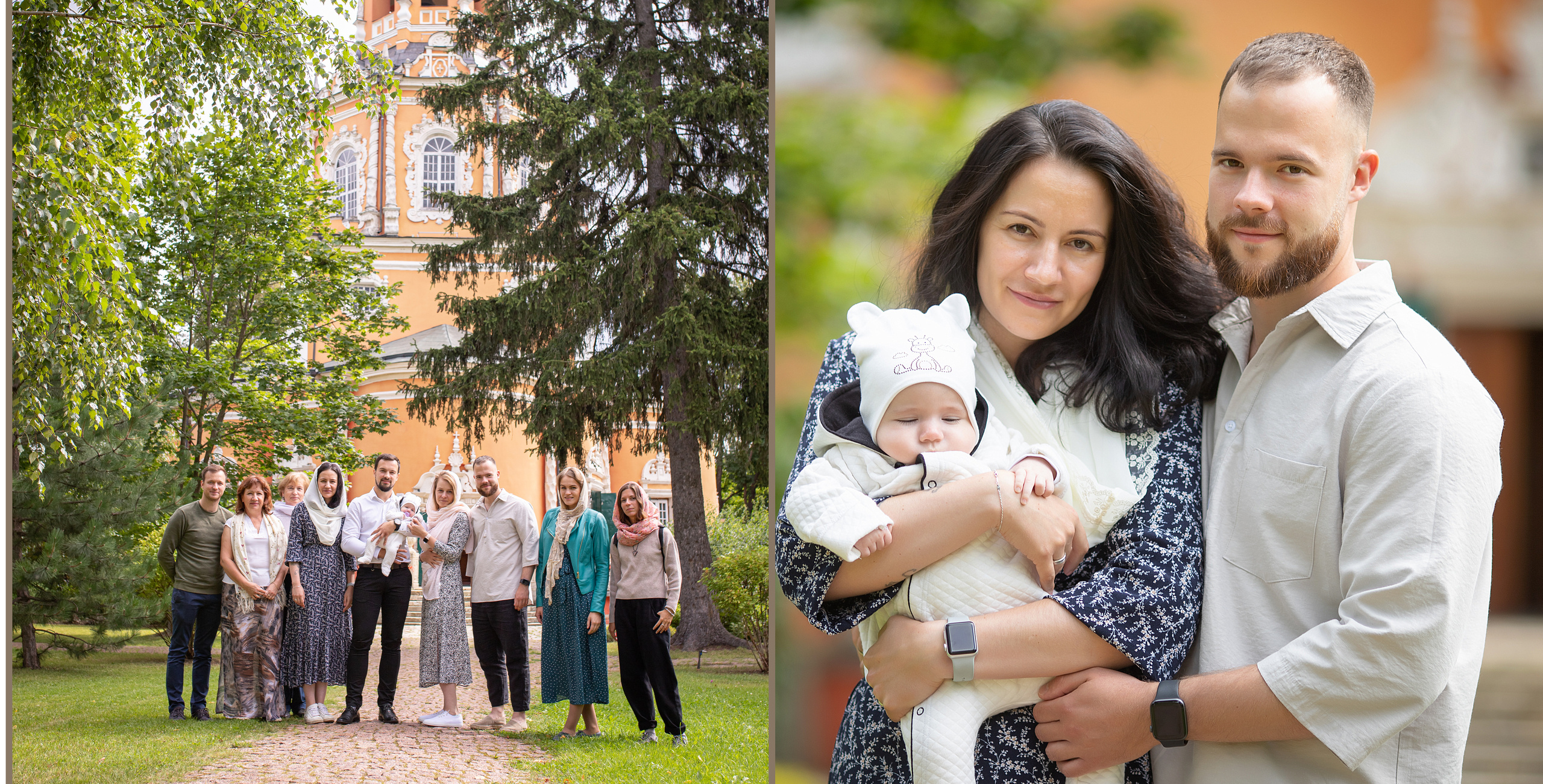 Фотокнига Крещение Александры. Детский и семейный фотограф в Москве Вера Орлова