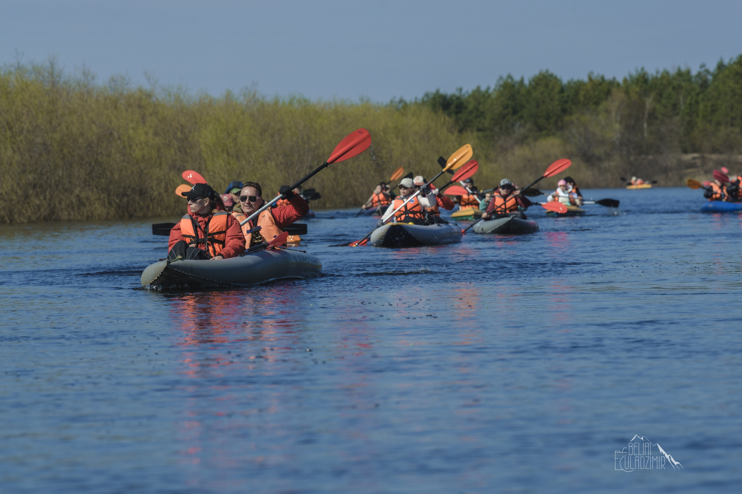 Сплав по реке Тремля 4 апреля 2026 года. Репортажный фотограф Владимир Беляй