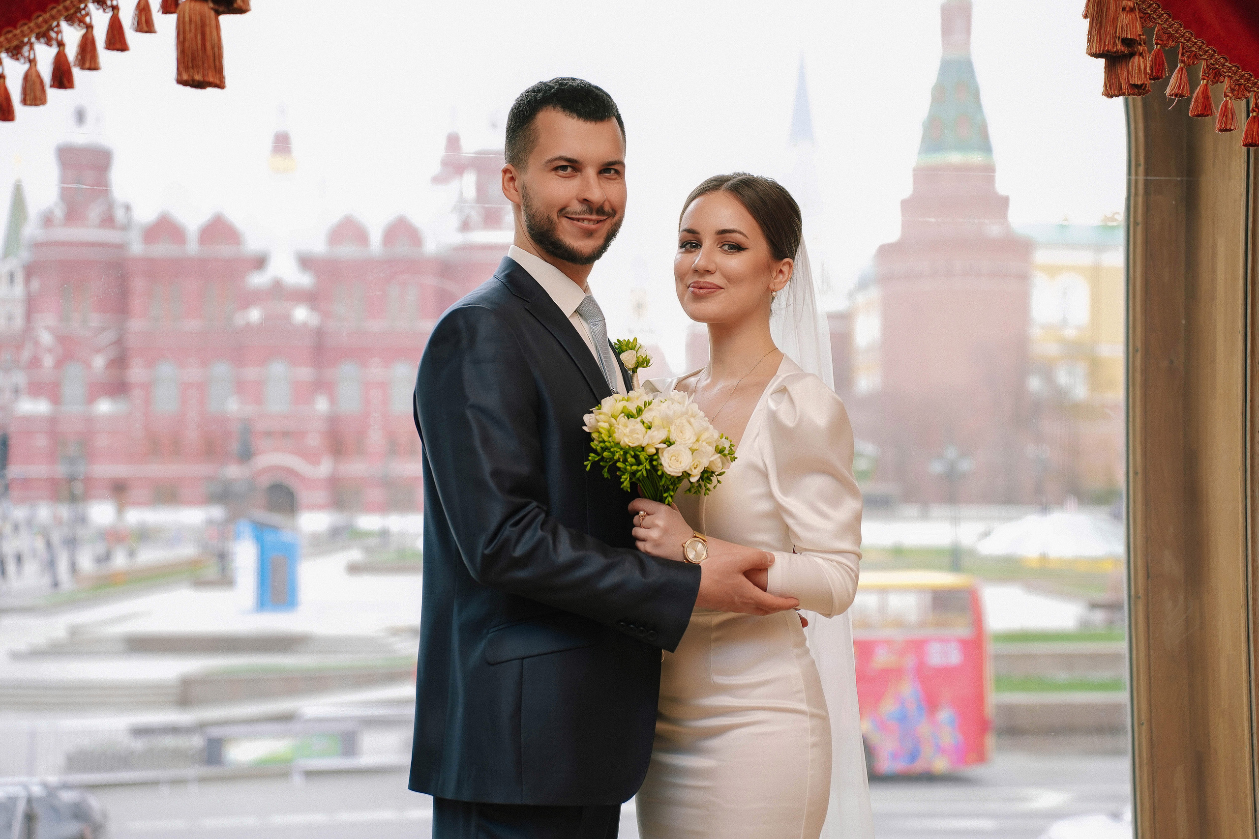 Свадебная фотосессия в гостинице Националь