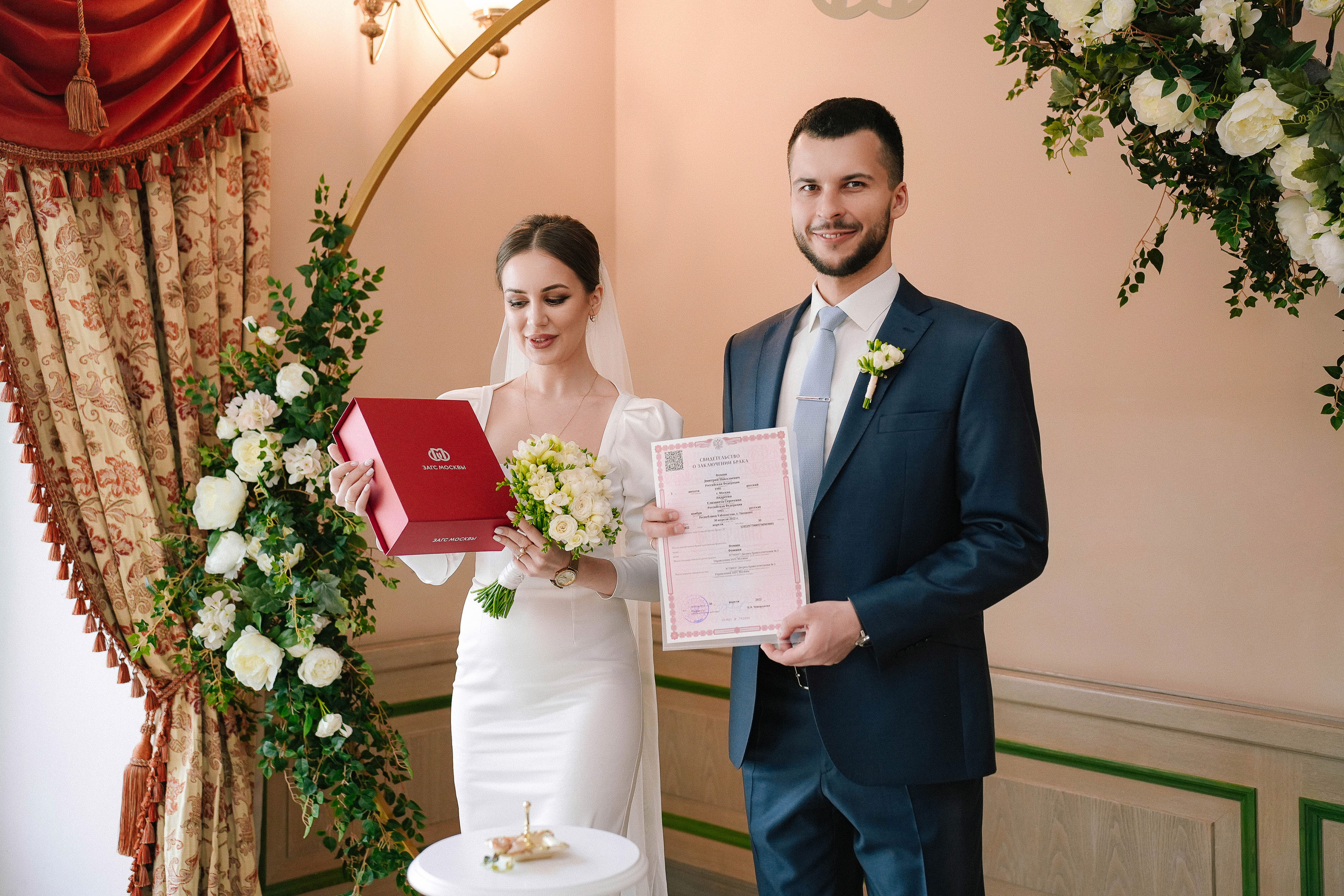 Свадебная фотосессия в гостинице Националь