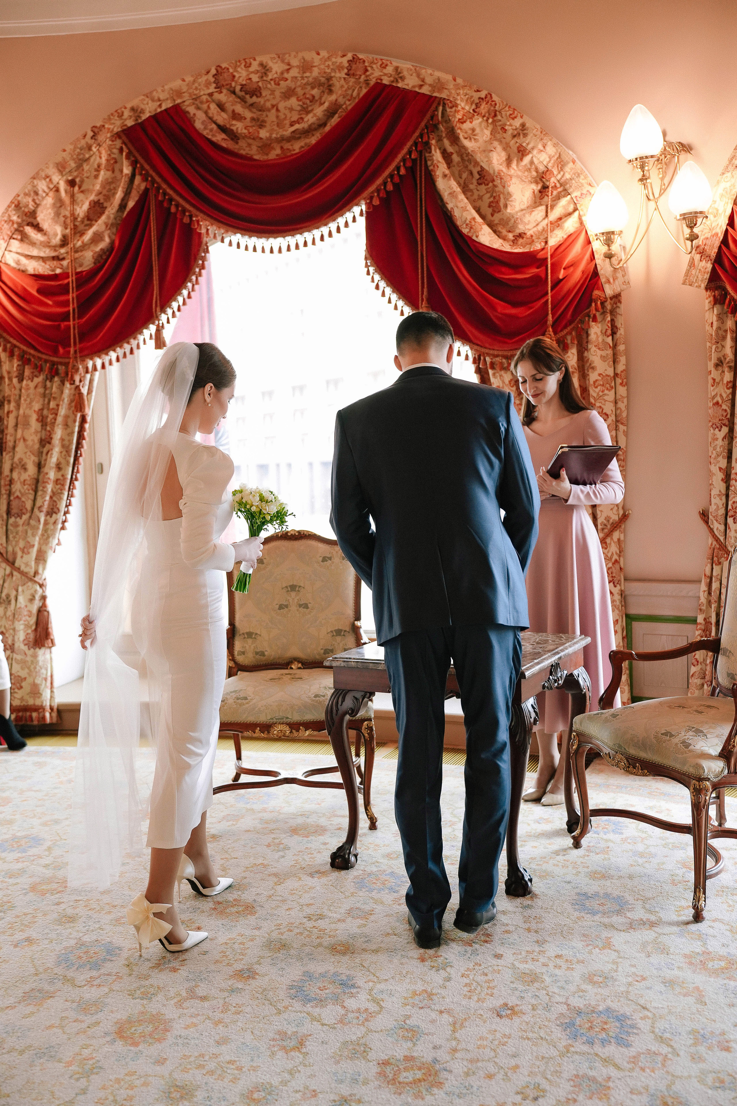 Свадебная фотосессия в гостинице Националь