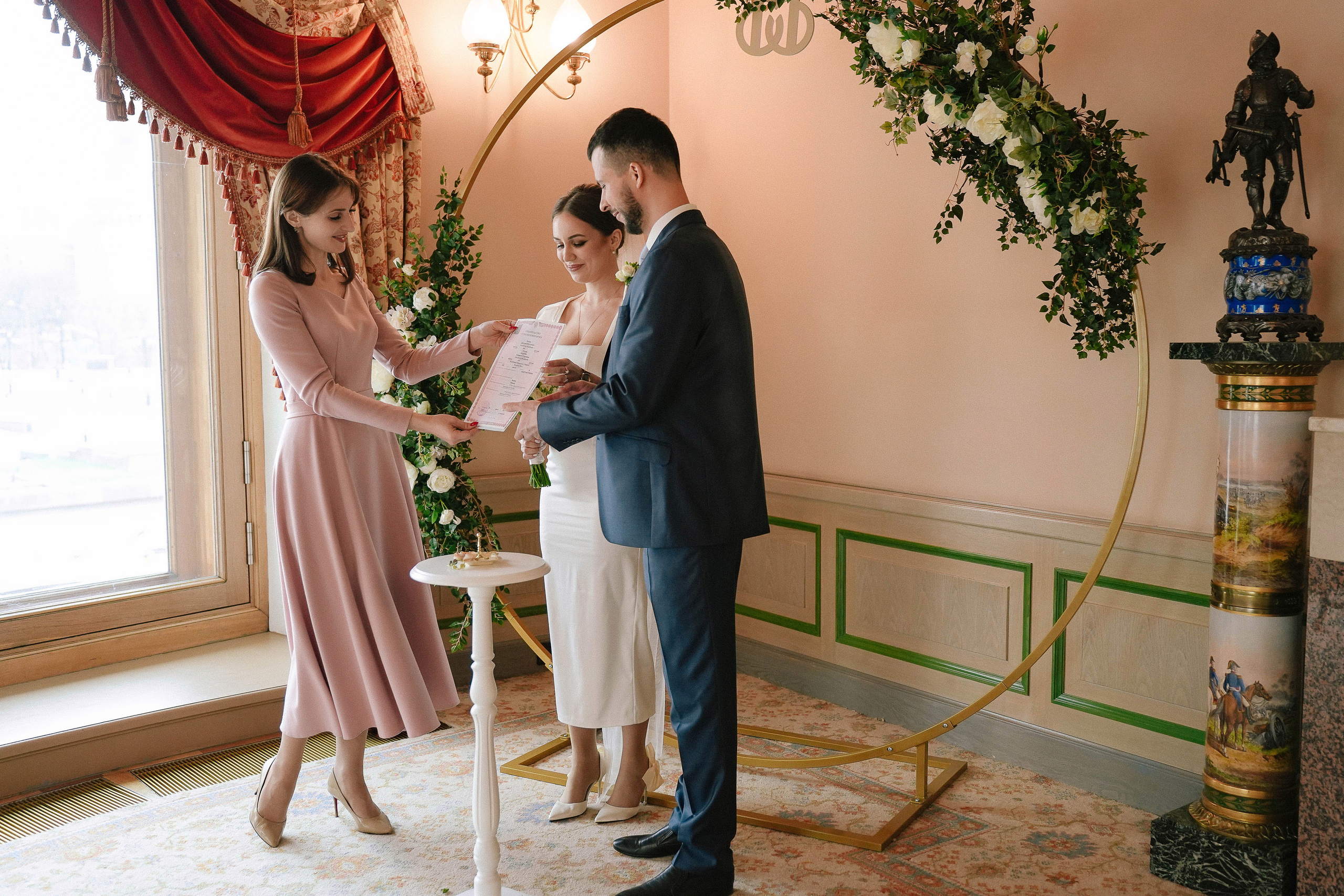 Свадебная фотосессия в гостинице Националь