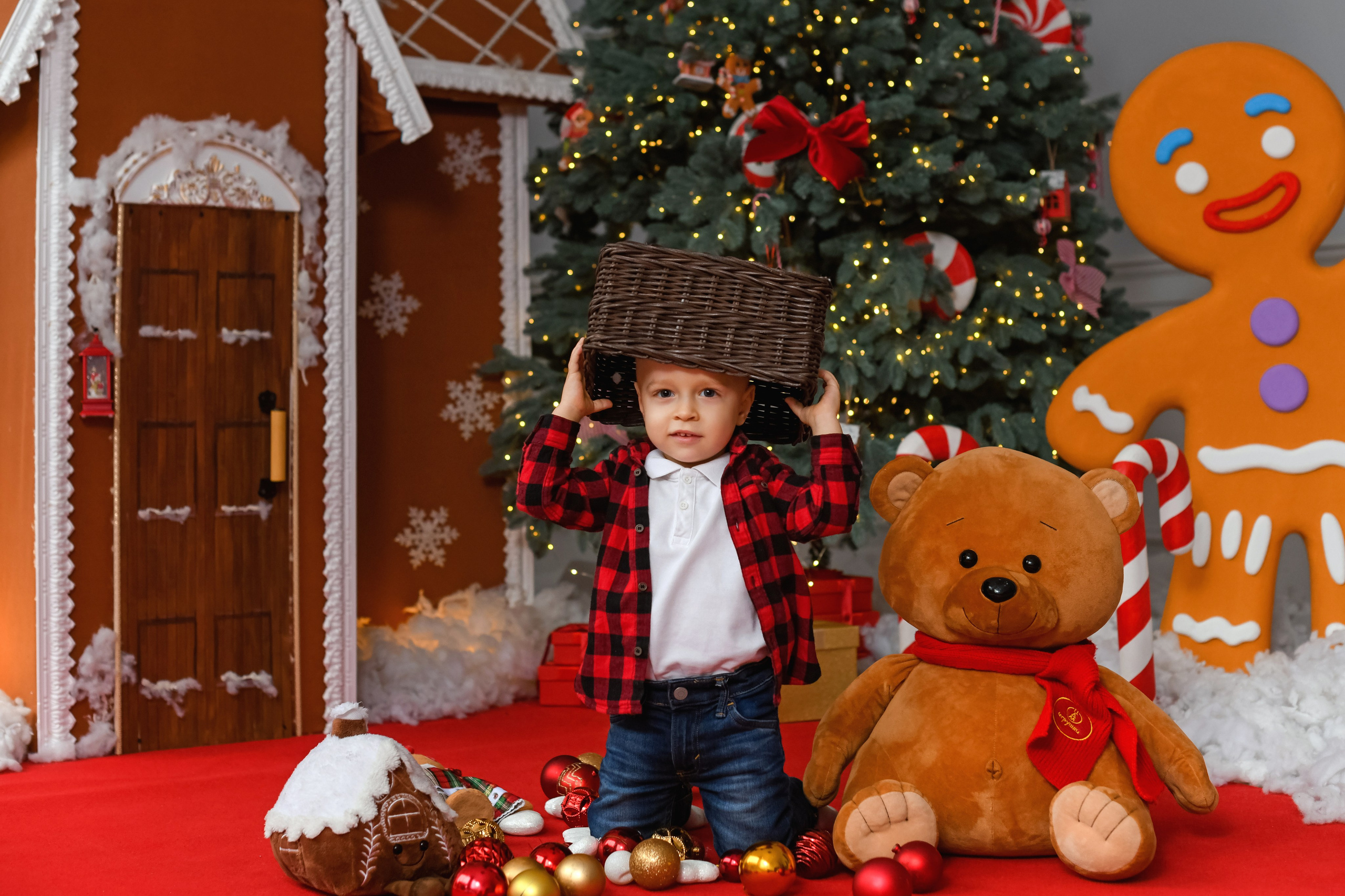 Новогодняя семейная фотосессия! Галина с Максимом и Матвеем!. Детский фотограф в Донецке Марина Пилипенко