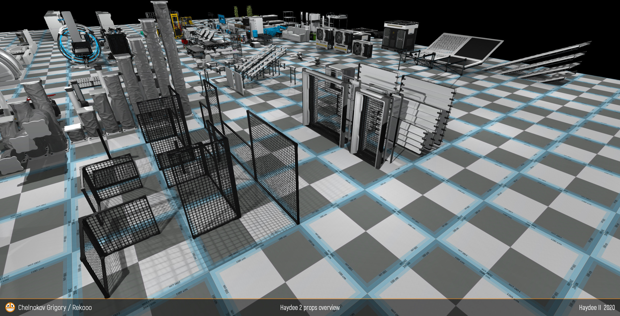 All props. Personal 3D Artist website