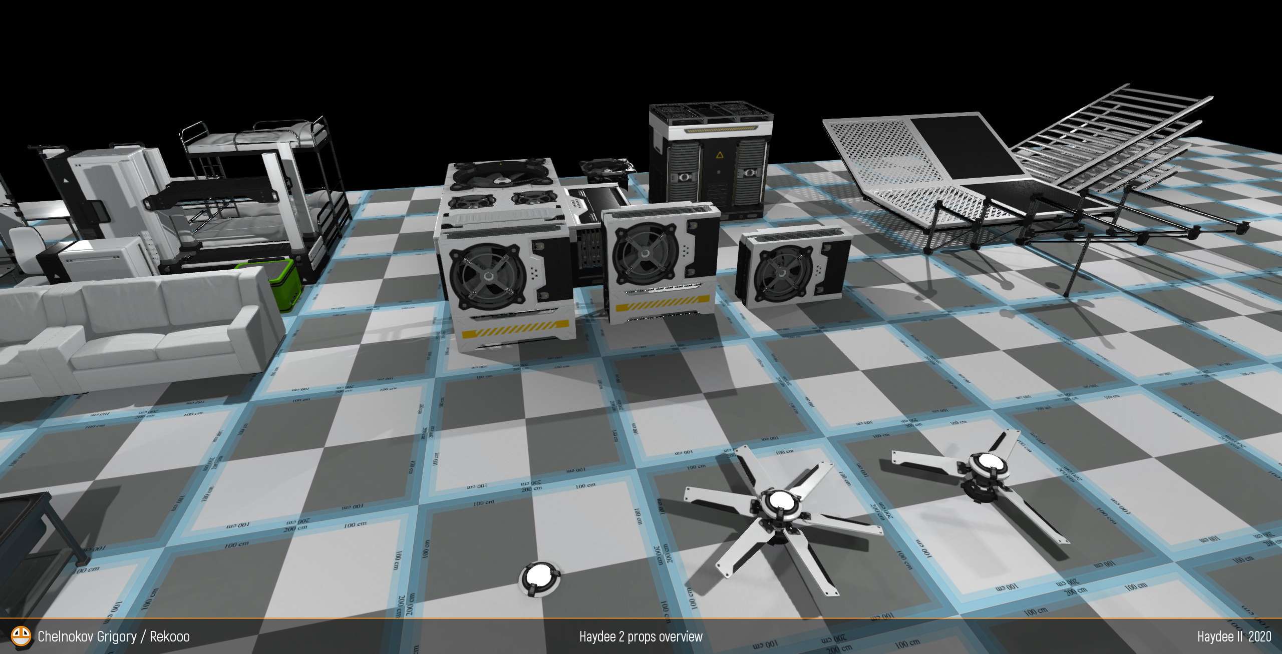 All props. Personal 3D Artist website