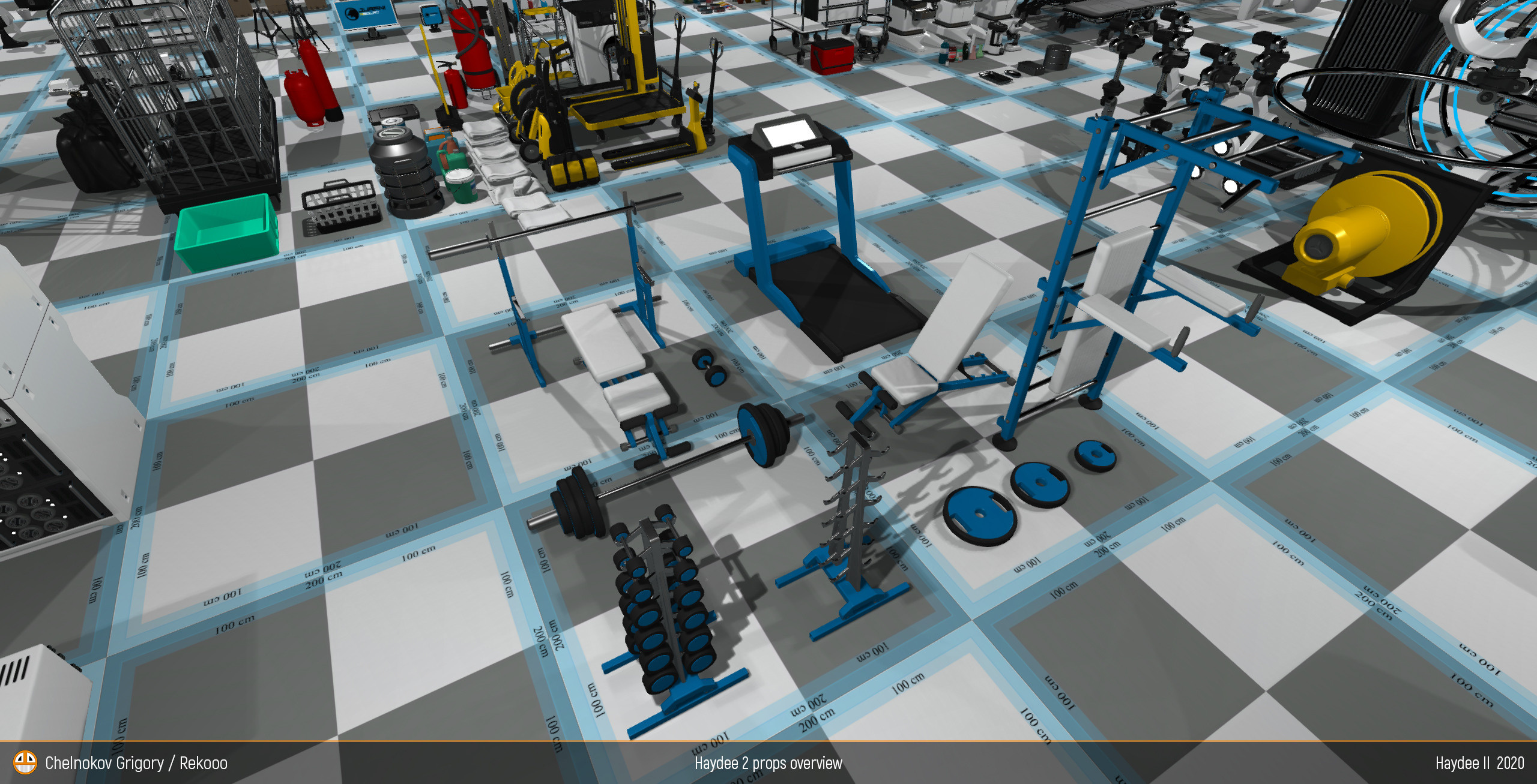 All props. Personal 3D Artist website