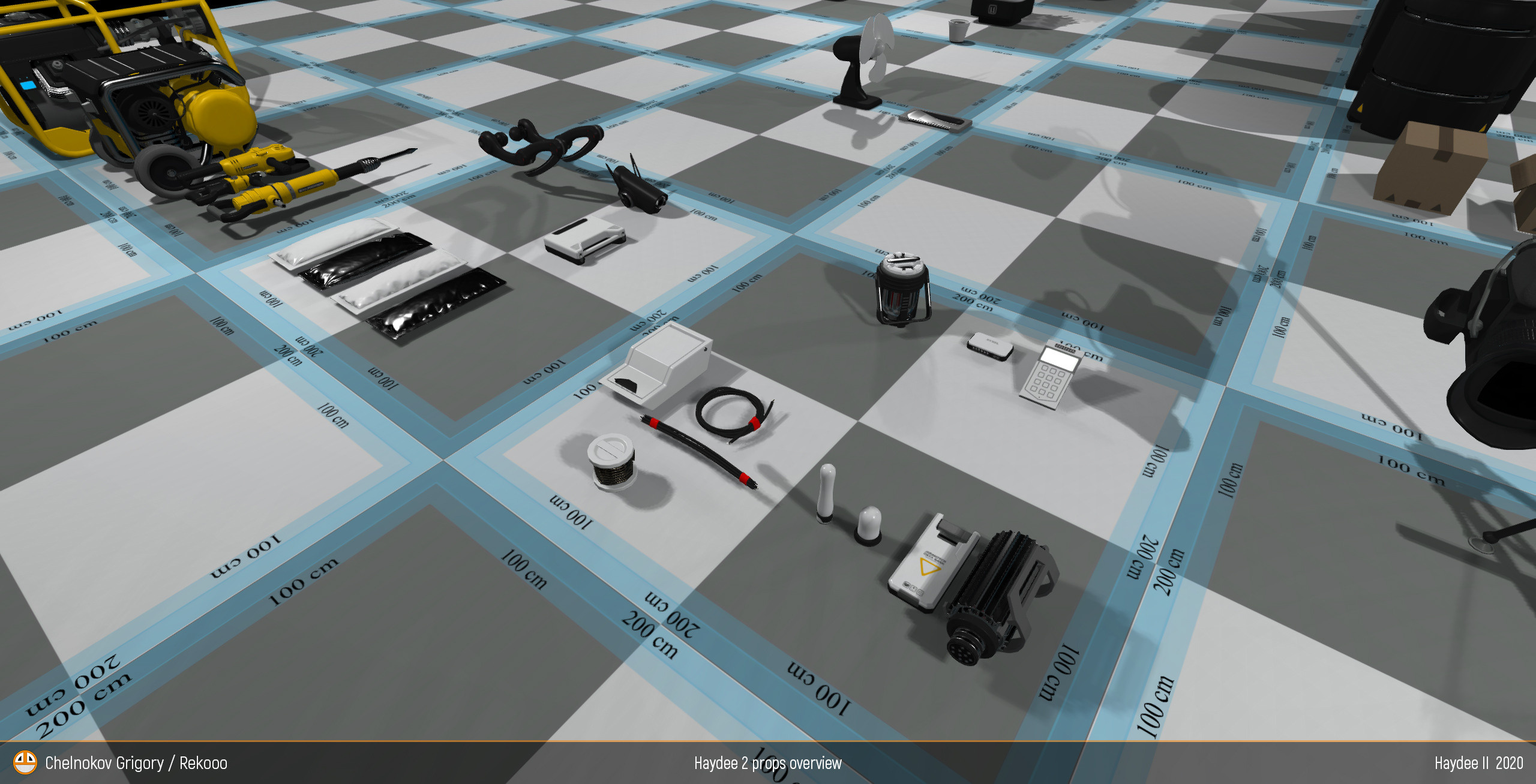 All props. Personal 3D Artist website