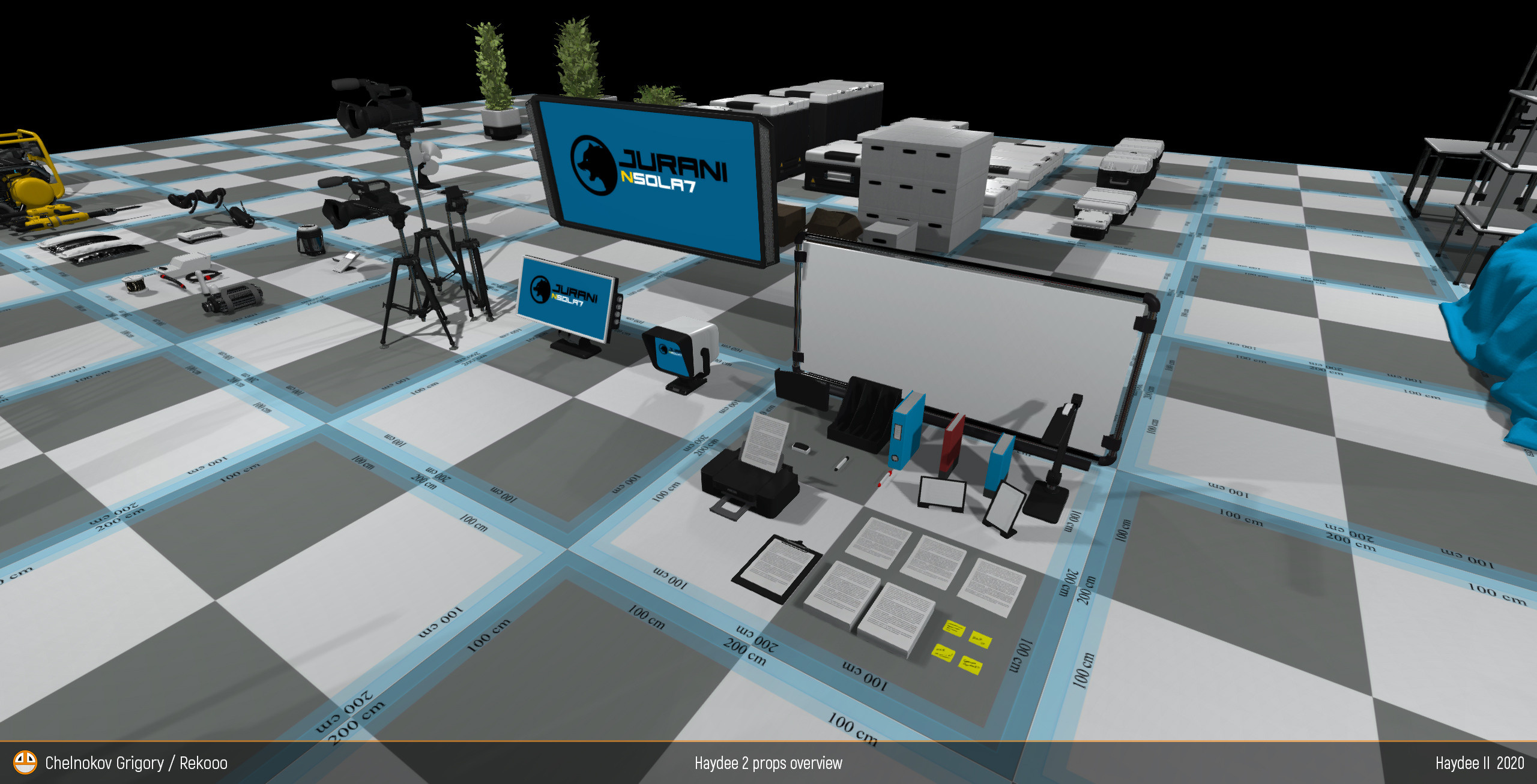 All props. Personal 3D Artist website