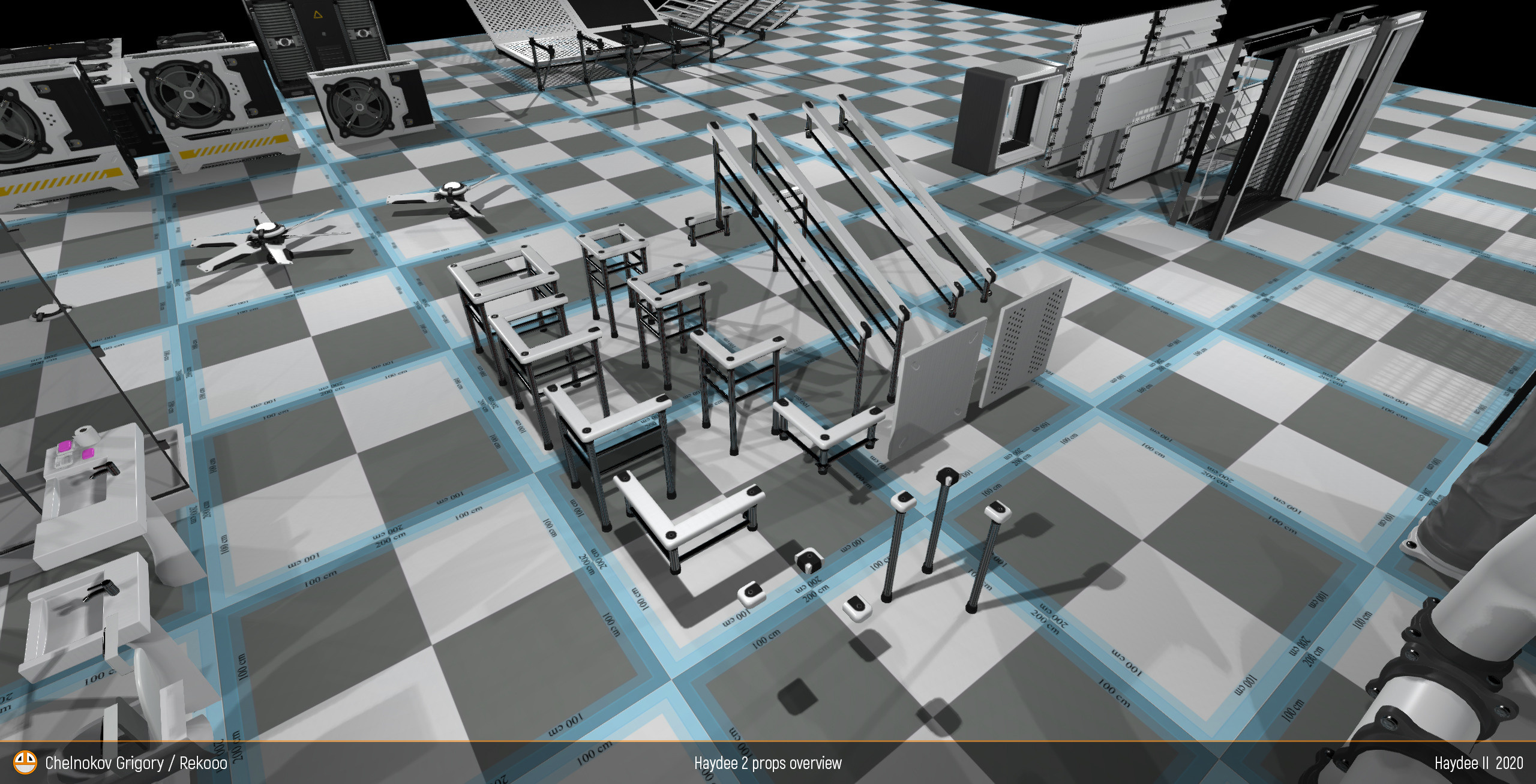All props. Personal 3D Artist website