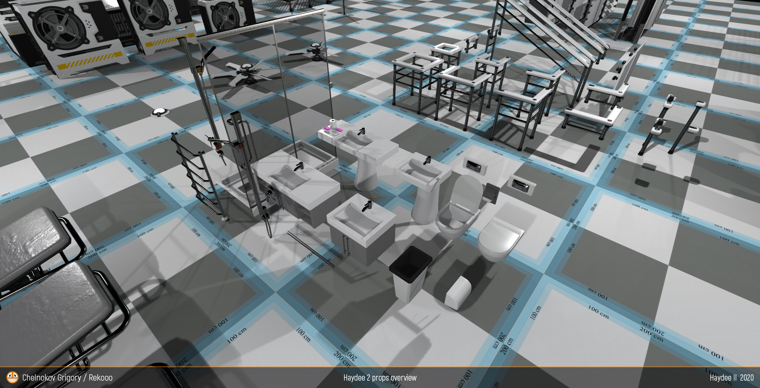 All props. Personal 3D Artist website