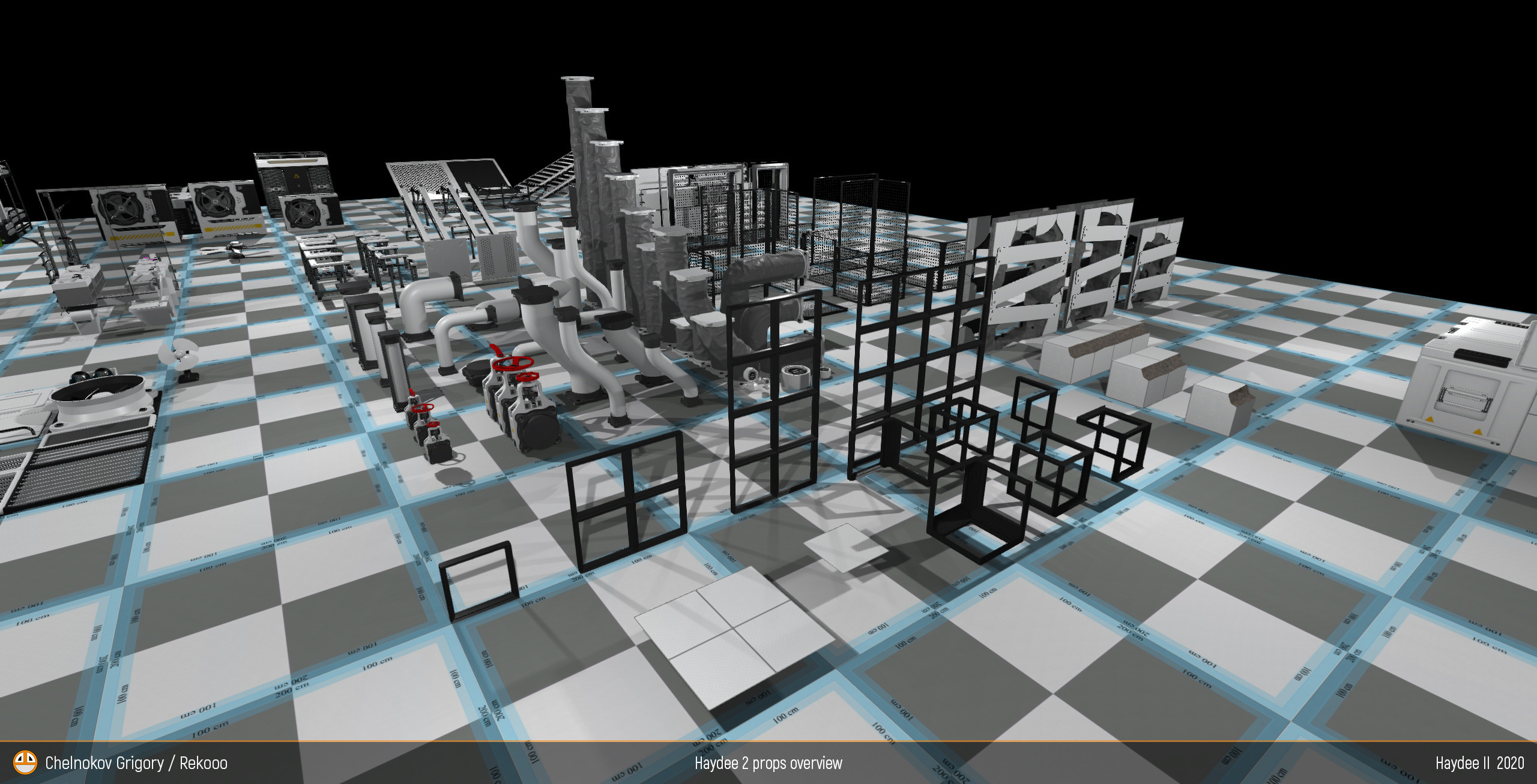 All props. Personal 3D Artist website