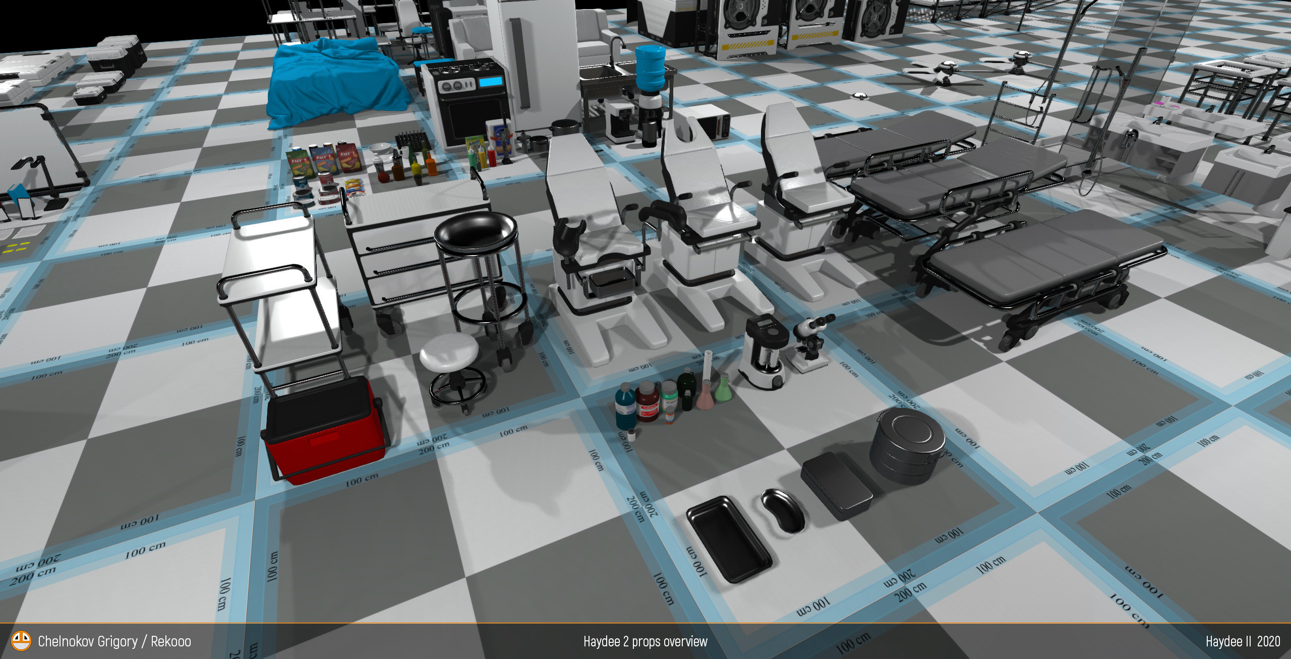All props. Personal 3D Artist website