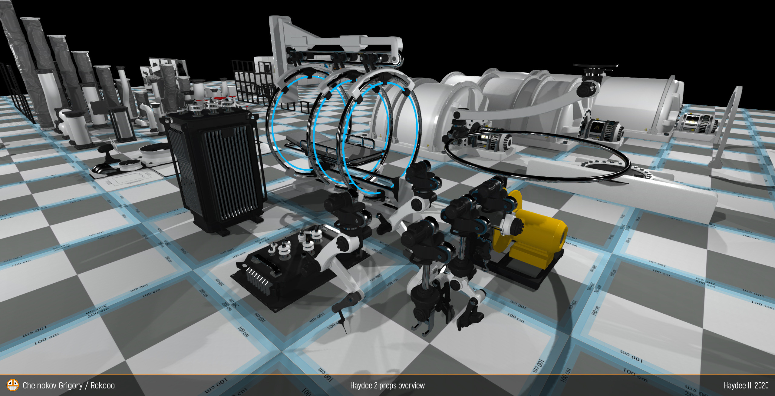 All props. Personal 3D Artist website