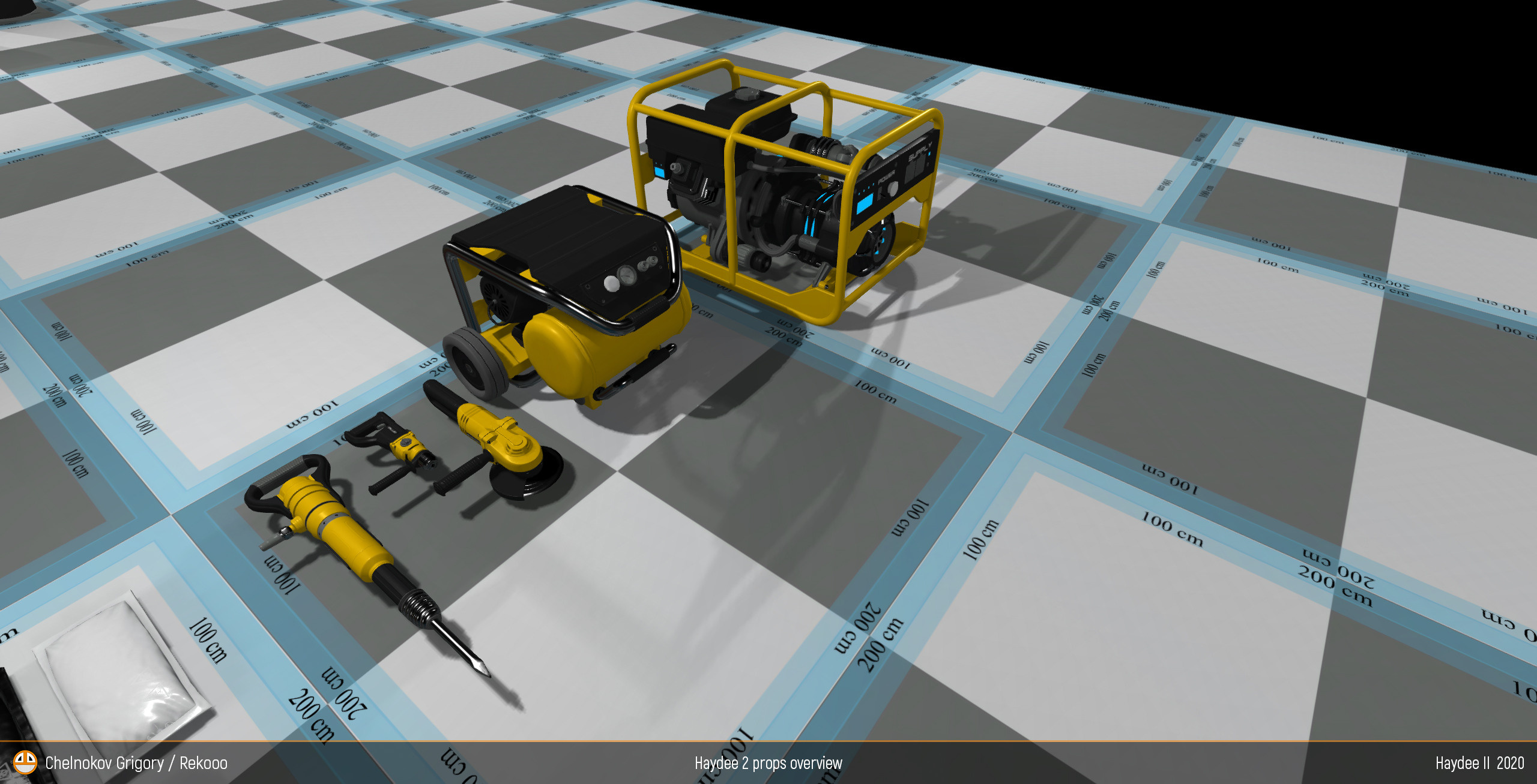 All props. Personal 3D Artist website