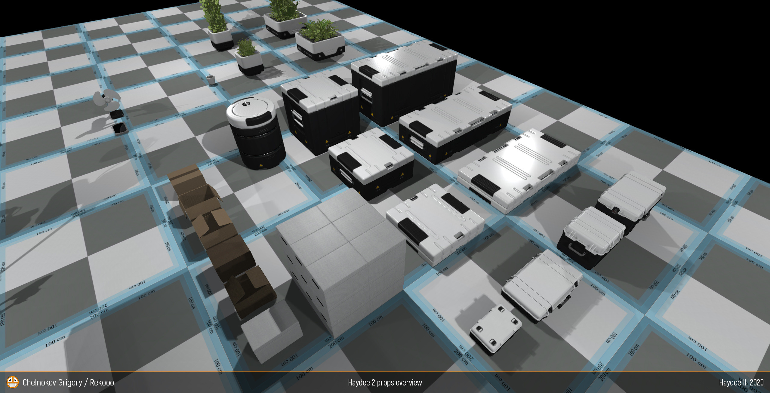 All props. Personal 3D Artist website
