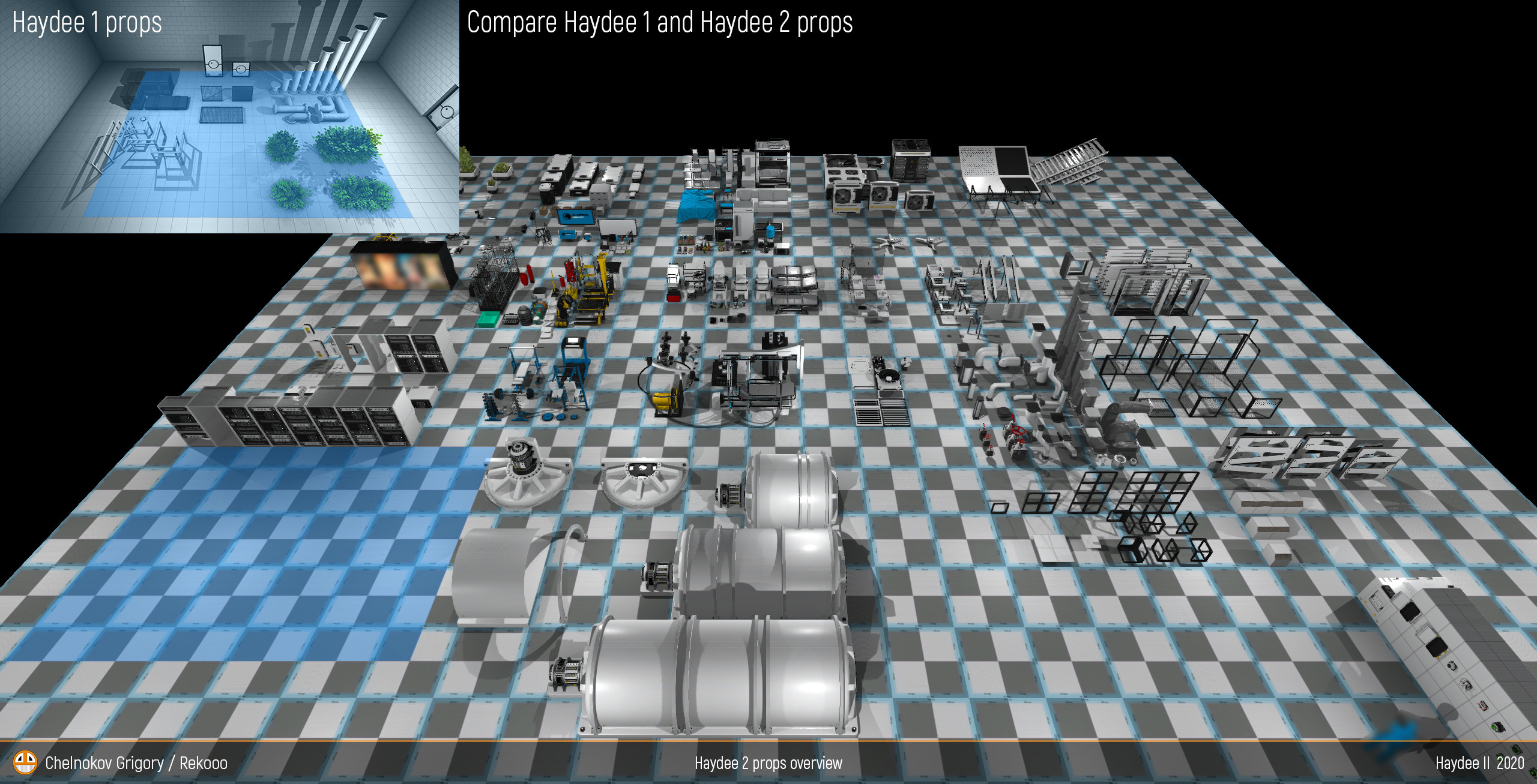All props. Personal 3D Artist website