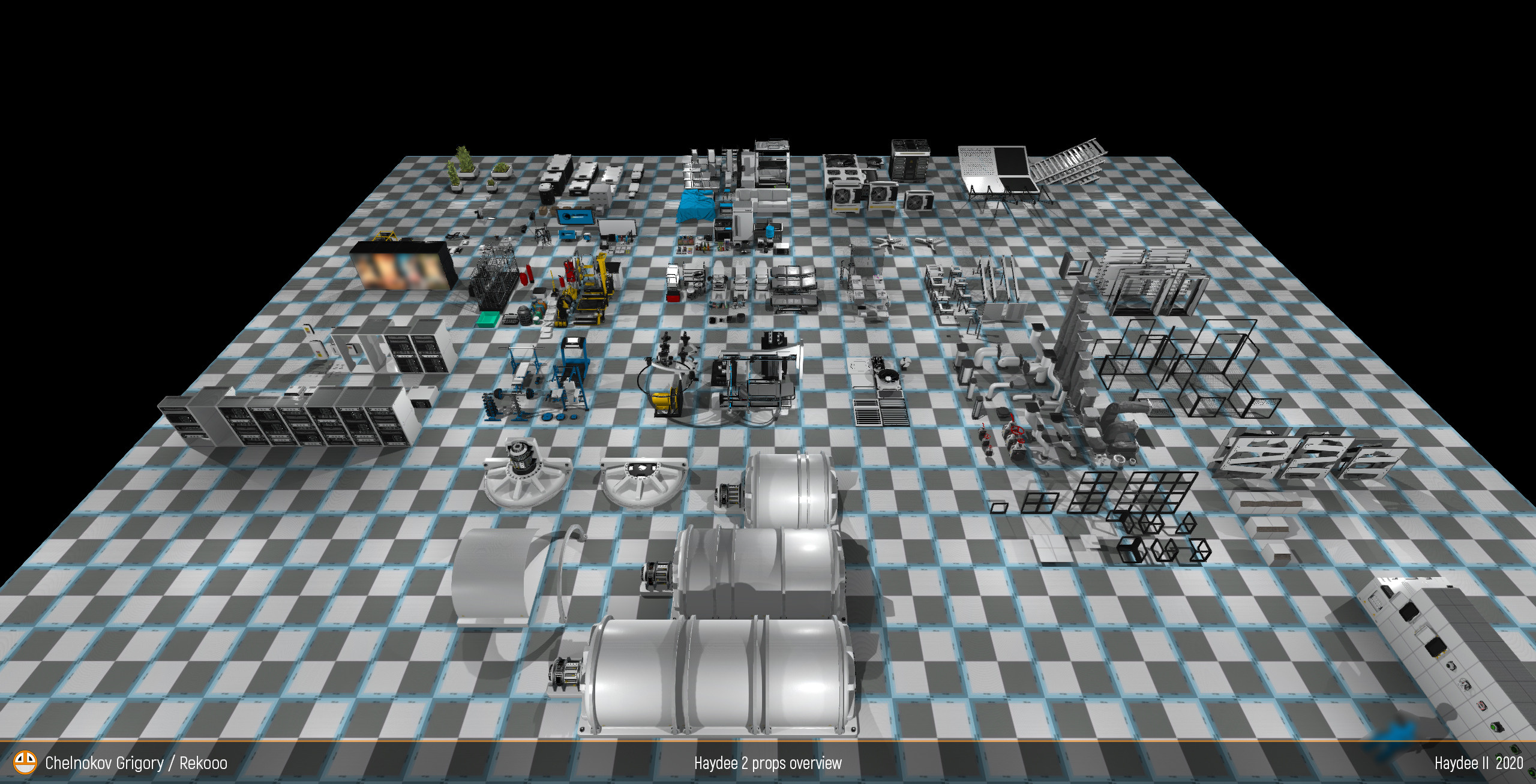 All props. Personal 3D Artist website