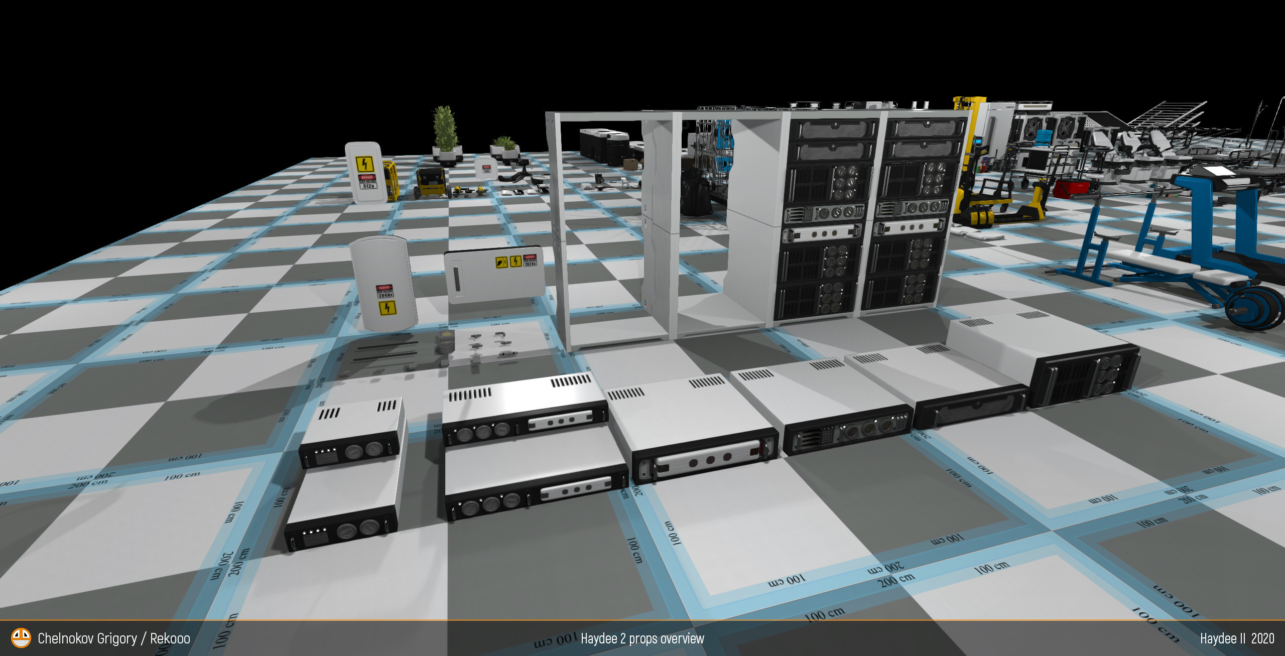 All props. Personal 3D Artist website