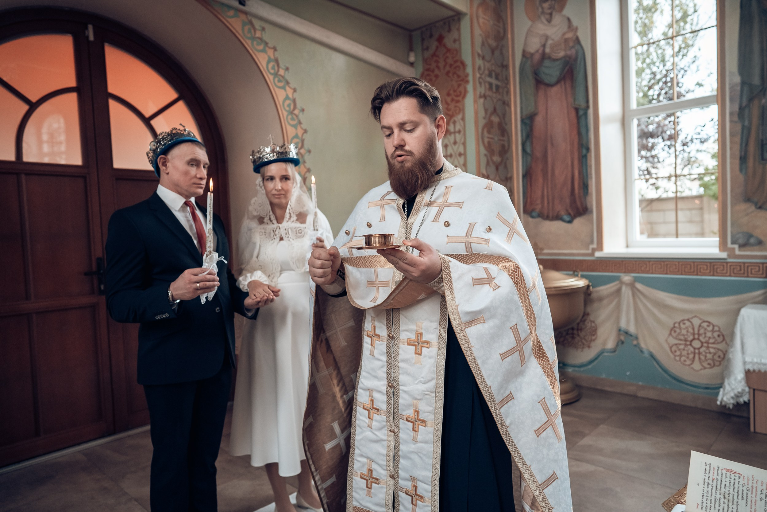 Венчание в храме ап.Андрея Первозванного Севастополь. Церковный фотограф Севастополь