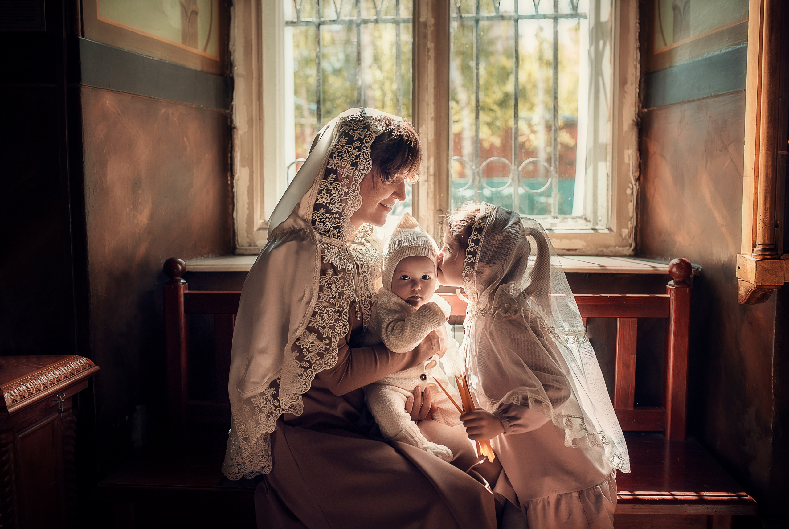 Крещение Екатерины в храме Святого Пимена в новых Воротниках