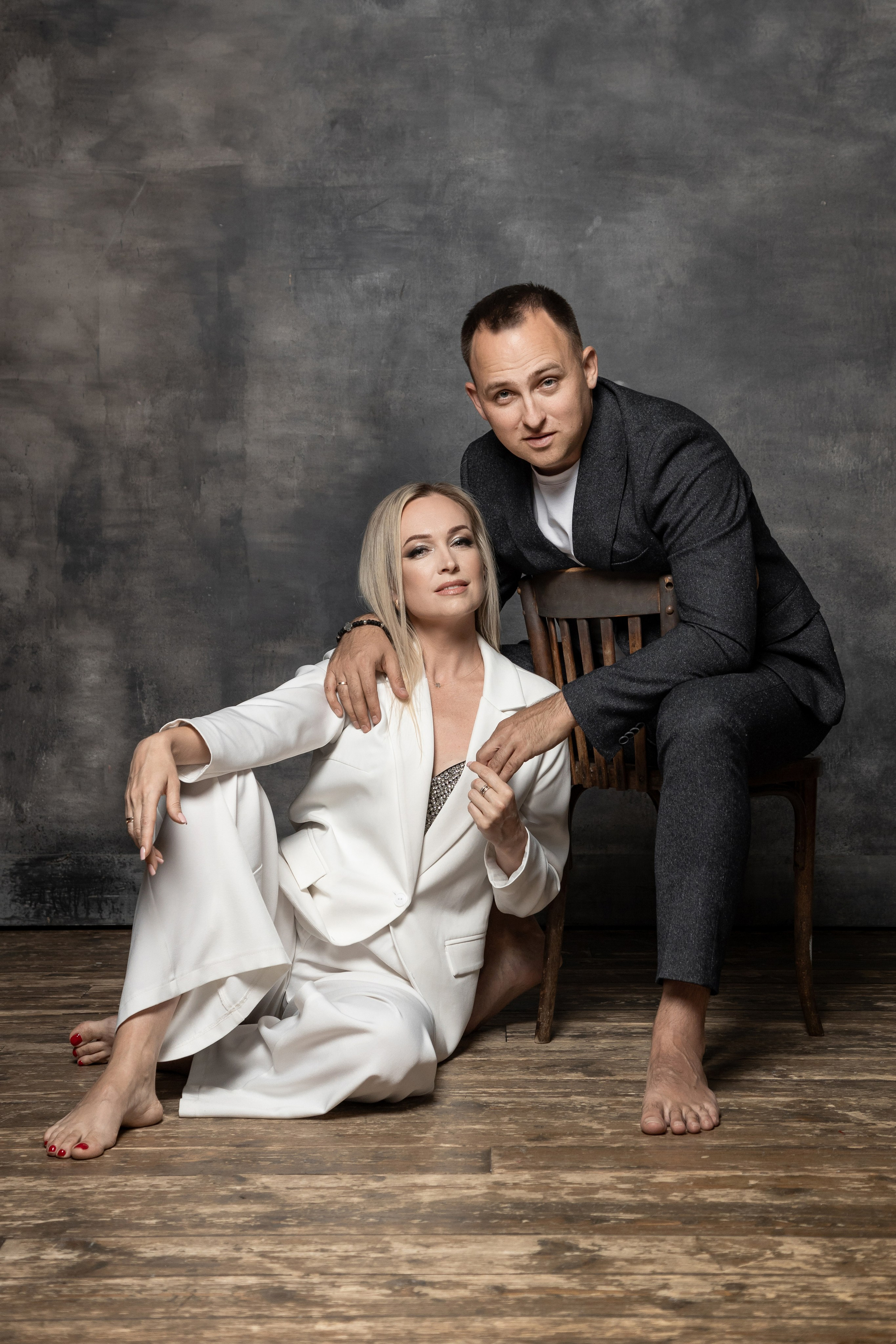 Фотосессия с мужем в студии. Примеры, стоимость. Москва.