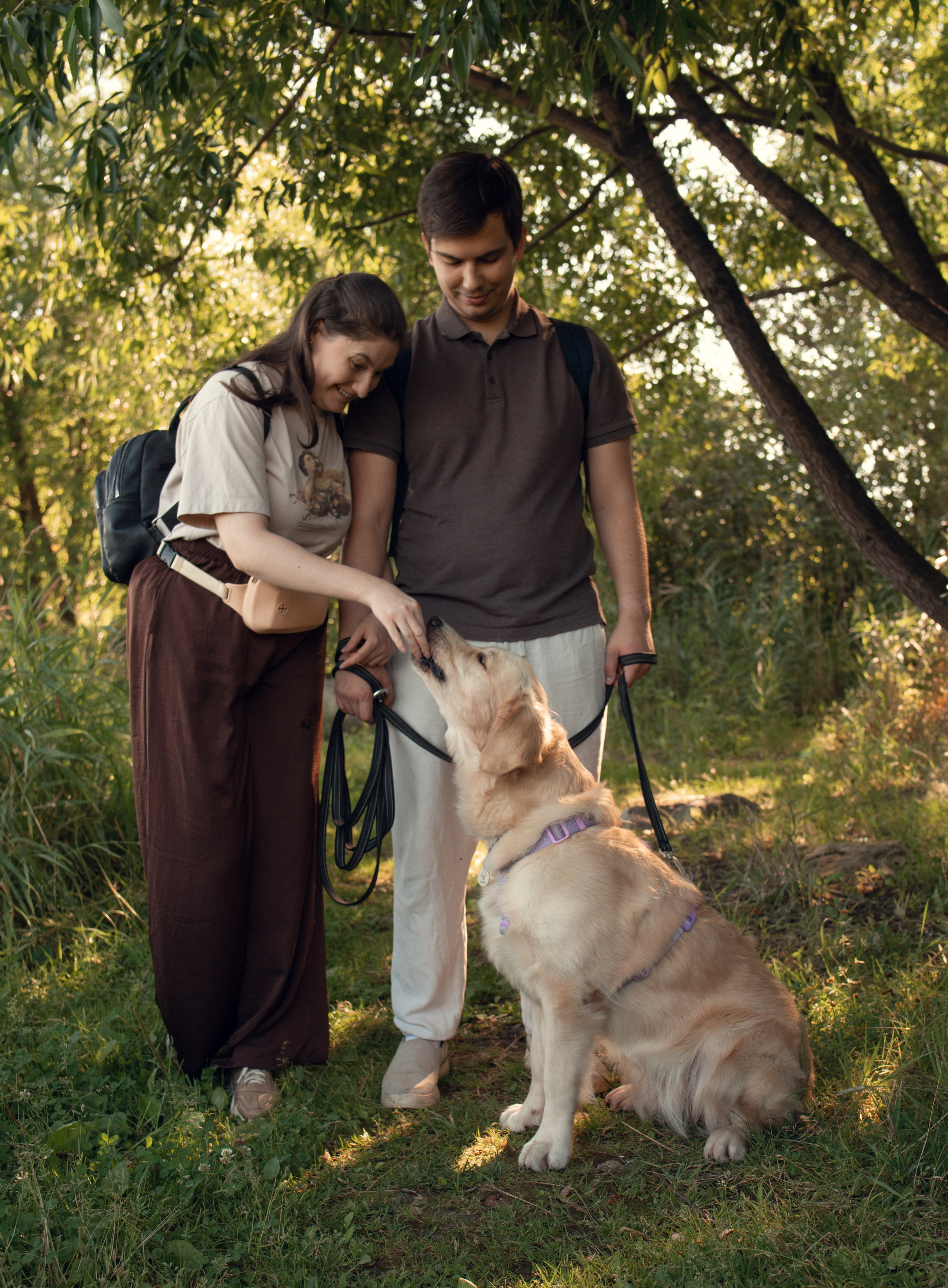 Прогулка Вероники, Артема и Энерджи. Семейный и детский фотограф в Екатеринбурге Наталия Акимова