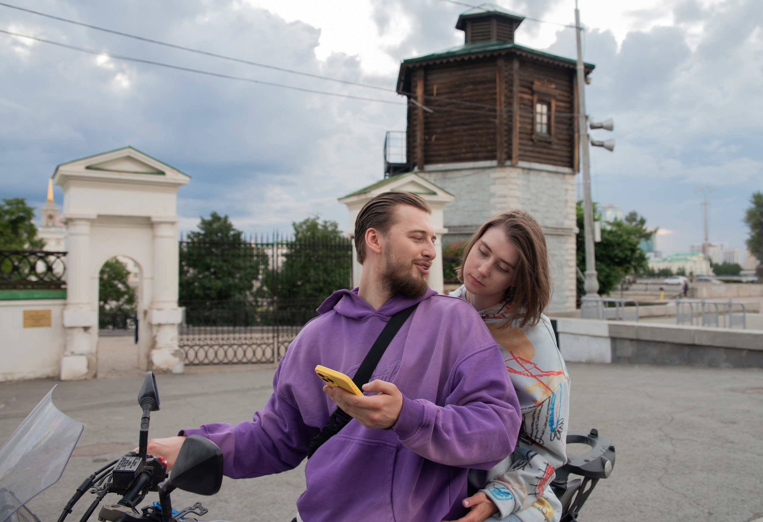 Лето. Вечер. Мотоцикл. Семейный и детский фотограф в Екатеринбурге Наталия Акимова