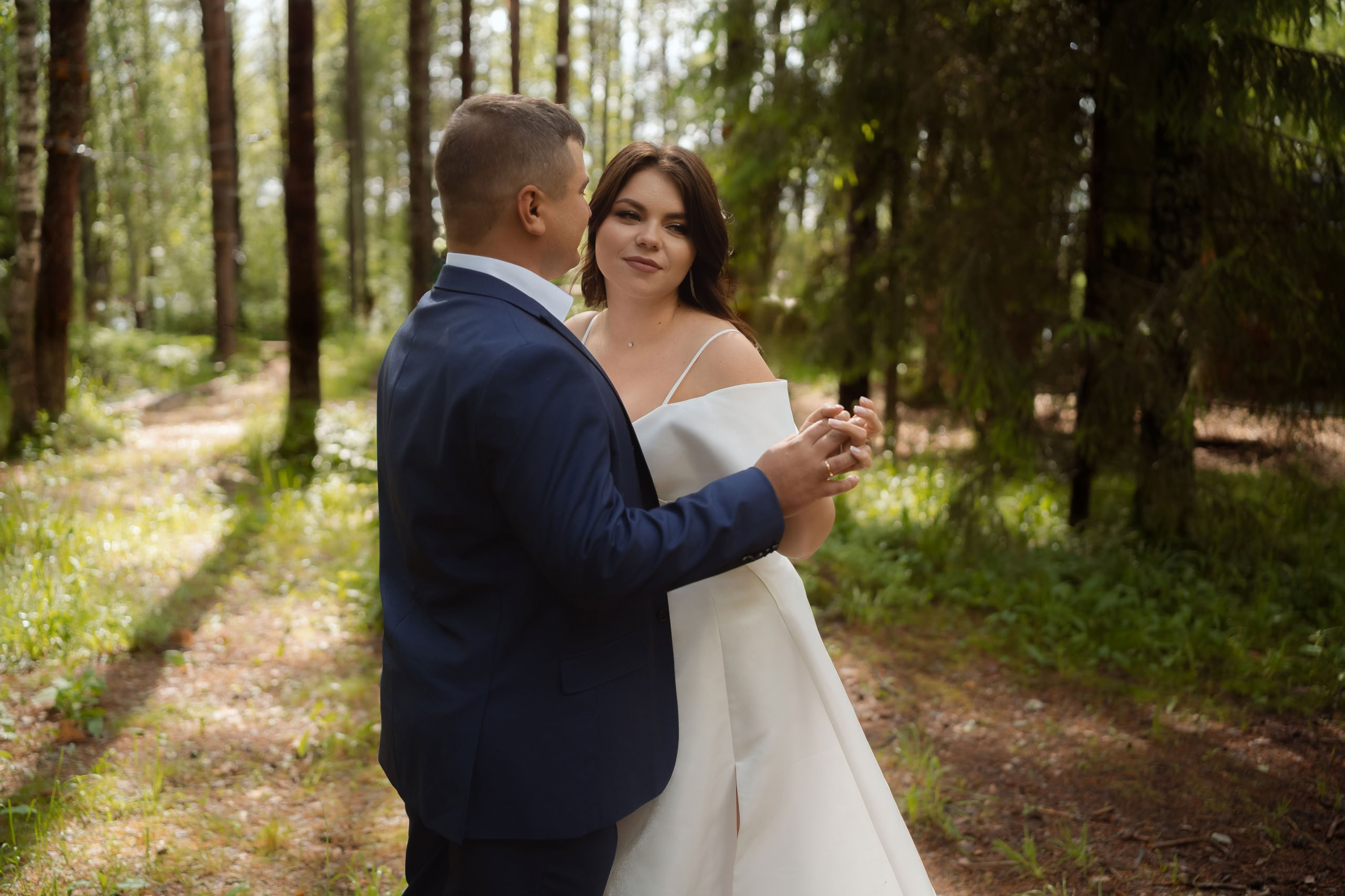 Мария и Михаил — прогулка у озера и церемония. Свадебный фотограф Дмитрий Родионов — Санкт-Петербург и Ленинградская область