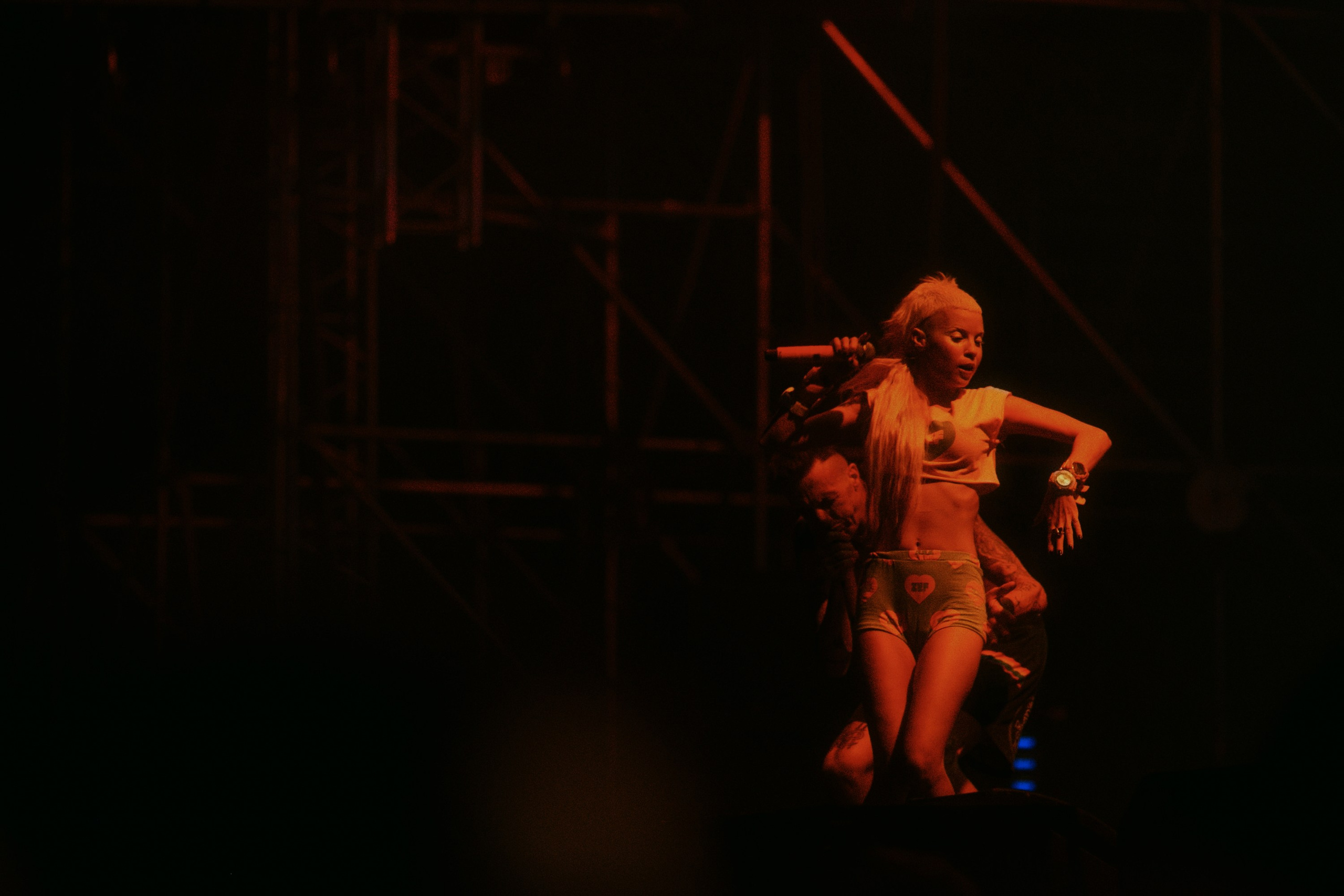 Yolandi x ninja / die antwoord. Фотограф Юрин Евгений