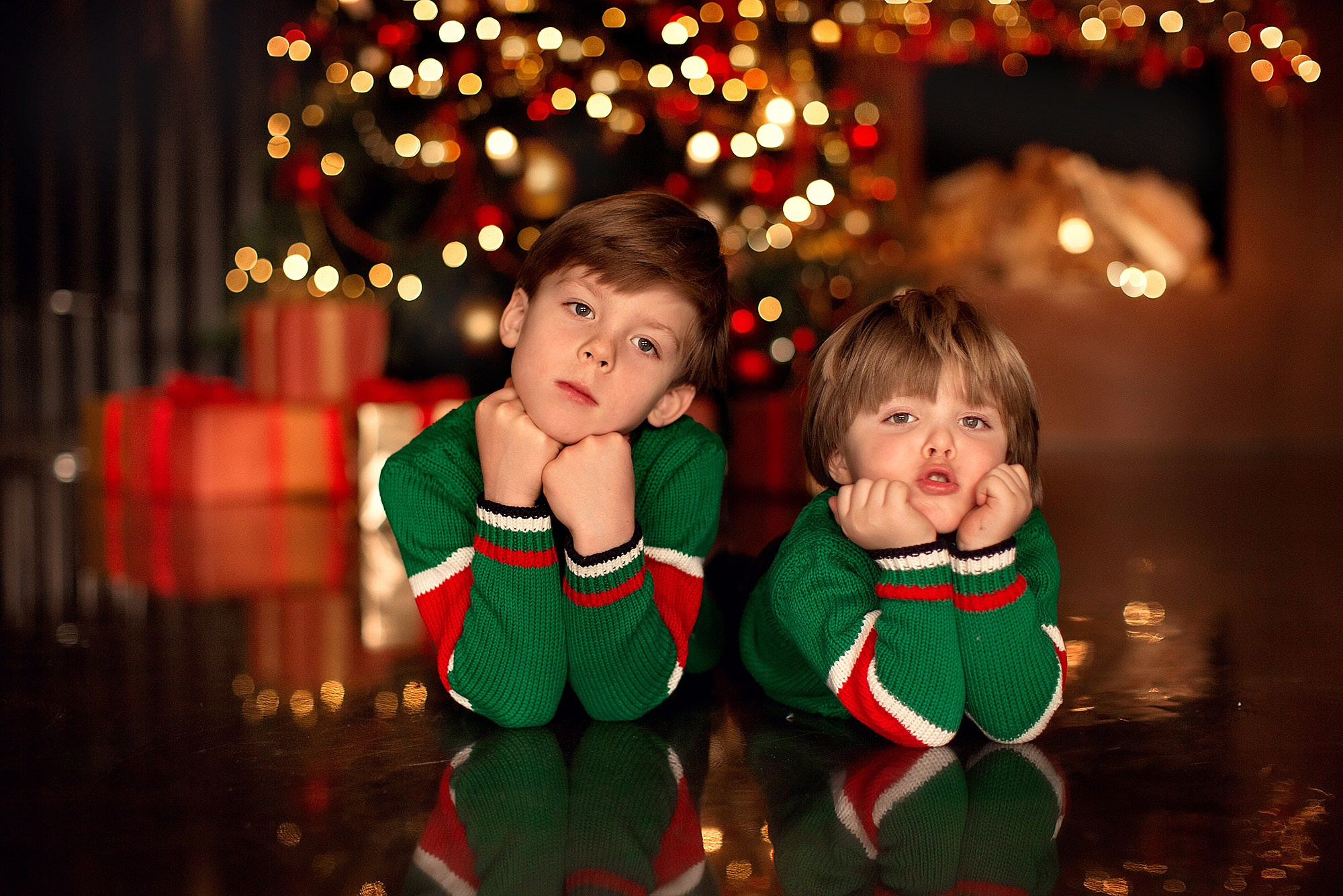 Новогодняя Фотосессия в вечернем стиле. Tatyana Nadezhdina Family photographer