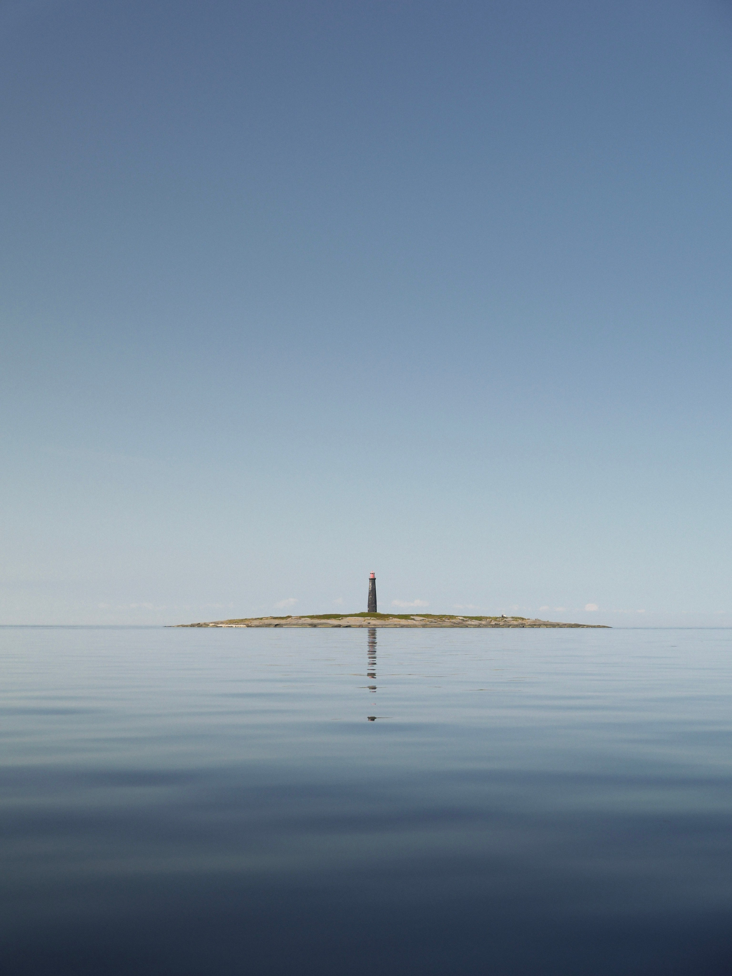 Фото принт для интерьера море маяк Соловки белое море