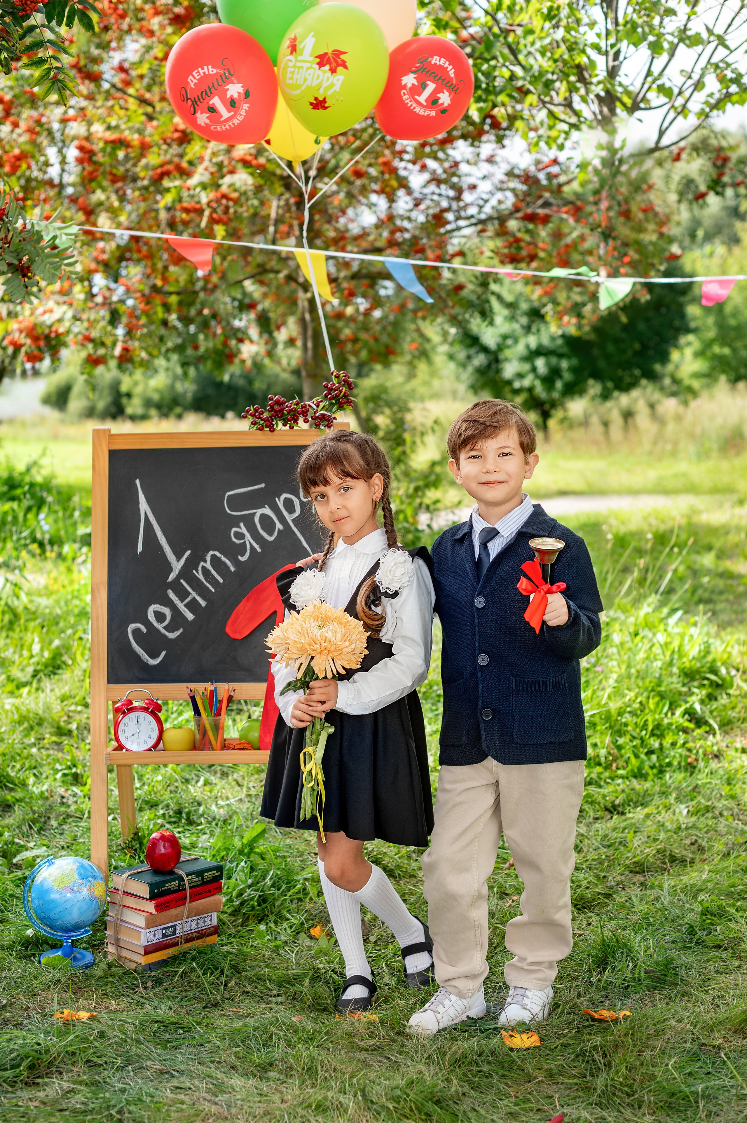 идеи для фотосессии первоклашек