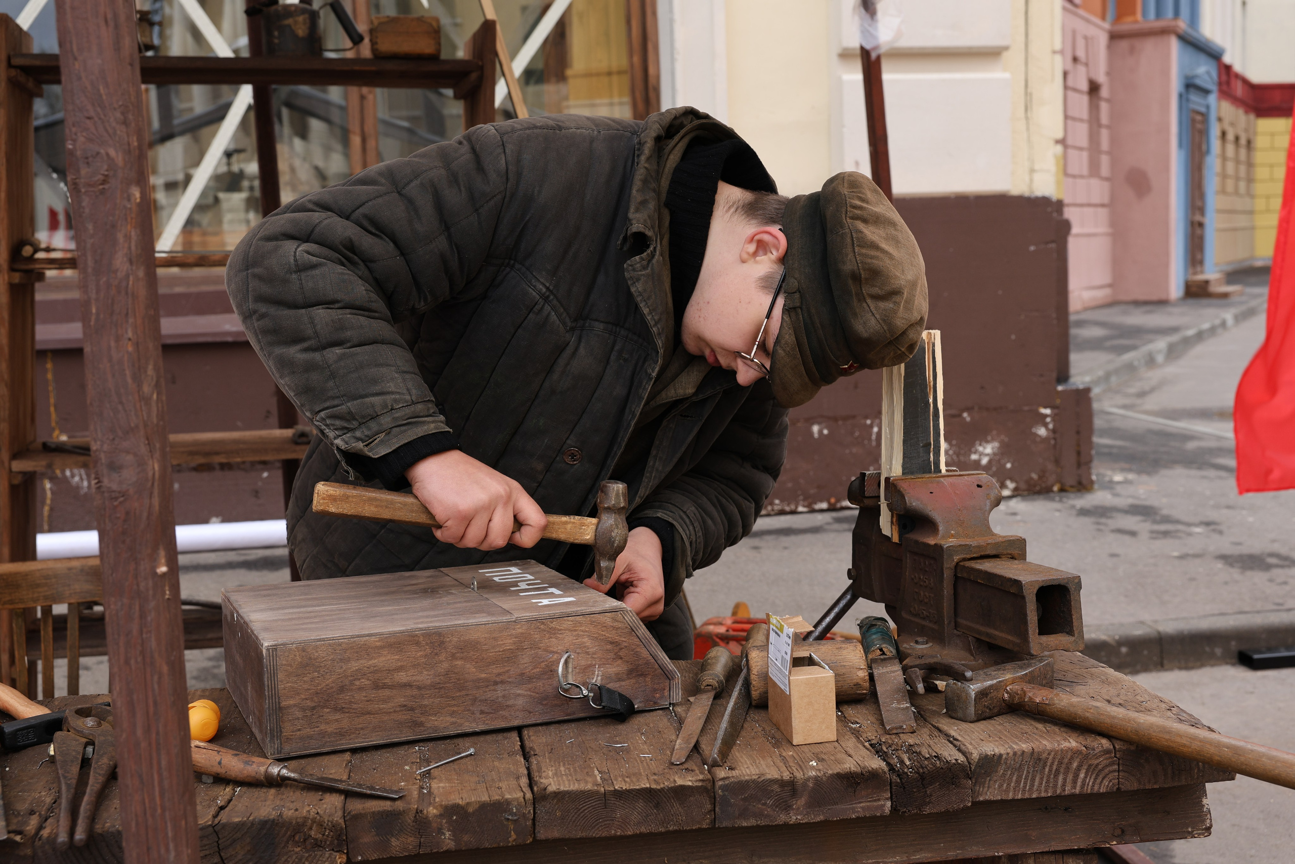 Инсталяция взятия Рейхстага Игорь Угольников. Кинопарк. 2025 г. Репортажный фотограф, спортивный фотограф в Москве и области