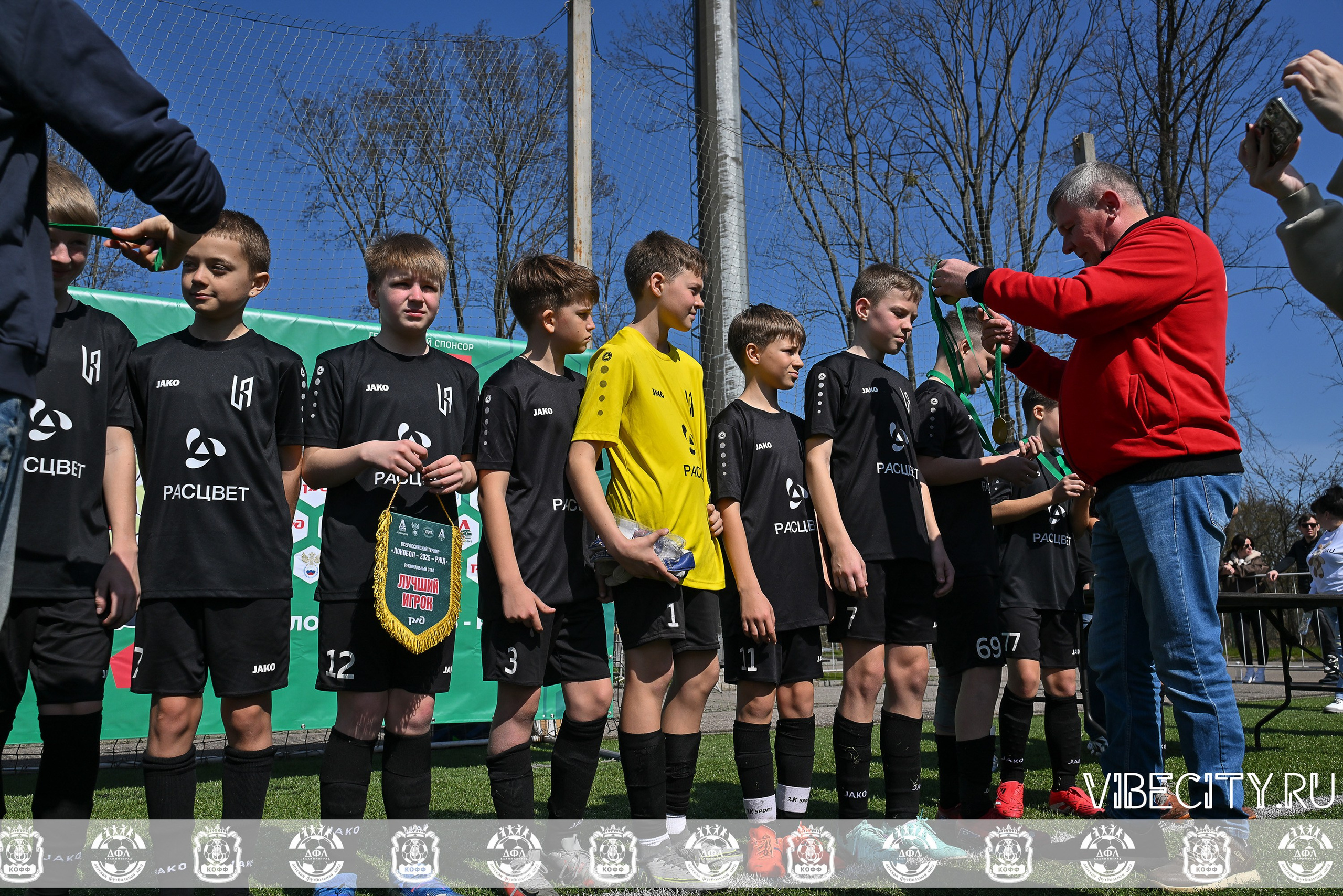 XIX Всероссийского футбольного турнира Локобол 2025 РЖД. VIBECITY.RU Вайб Сити Ру Фоторепортажи Фотоотчеты Калининград