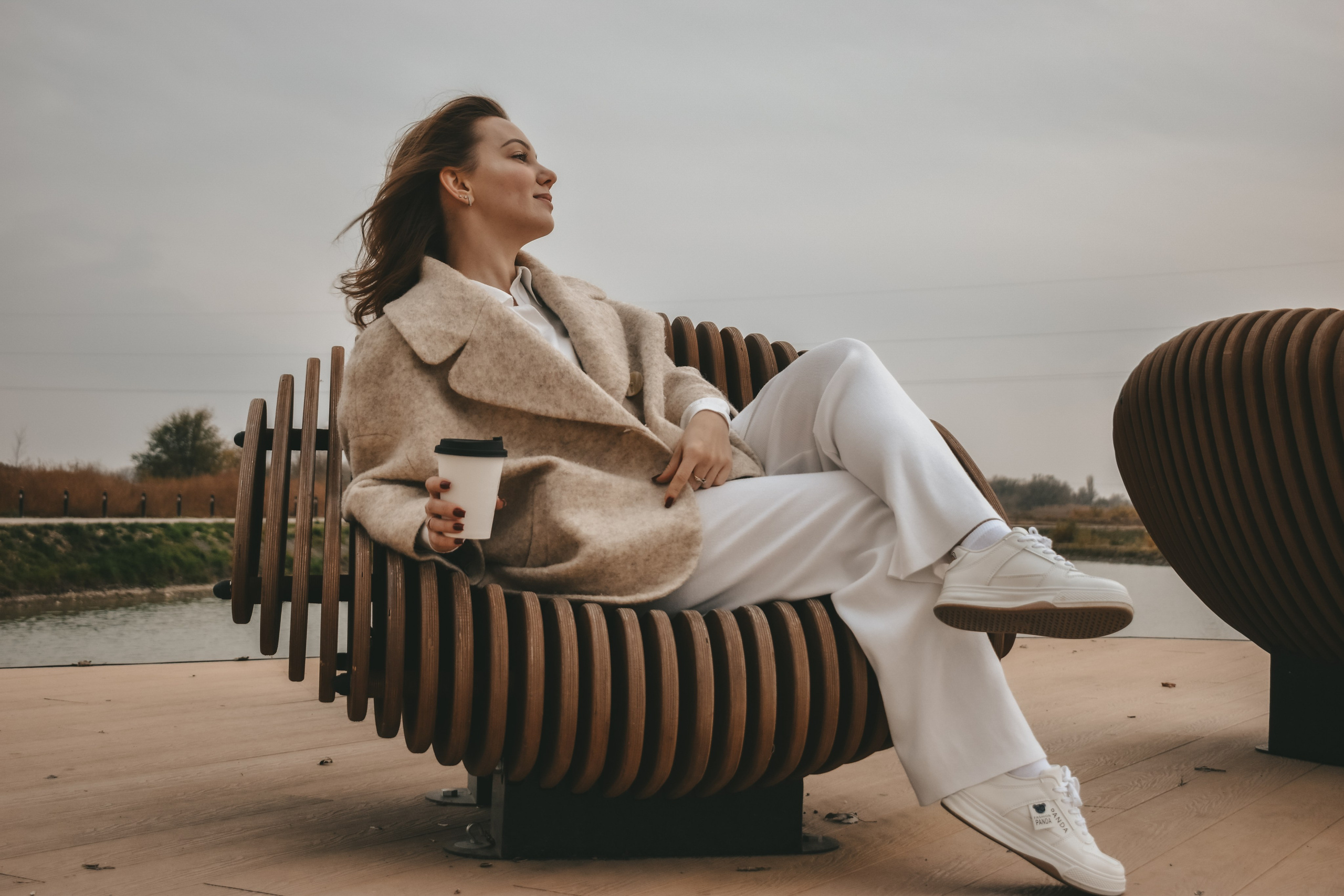 Фотосессия на Родных берегах осенью в селе Левокумском