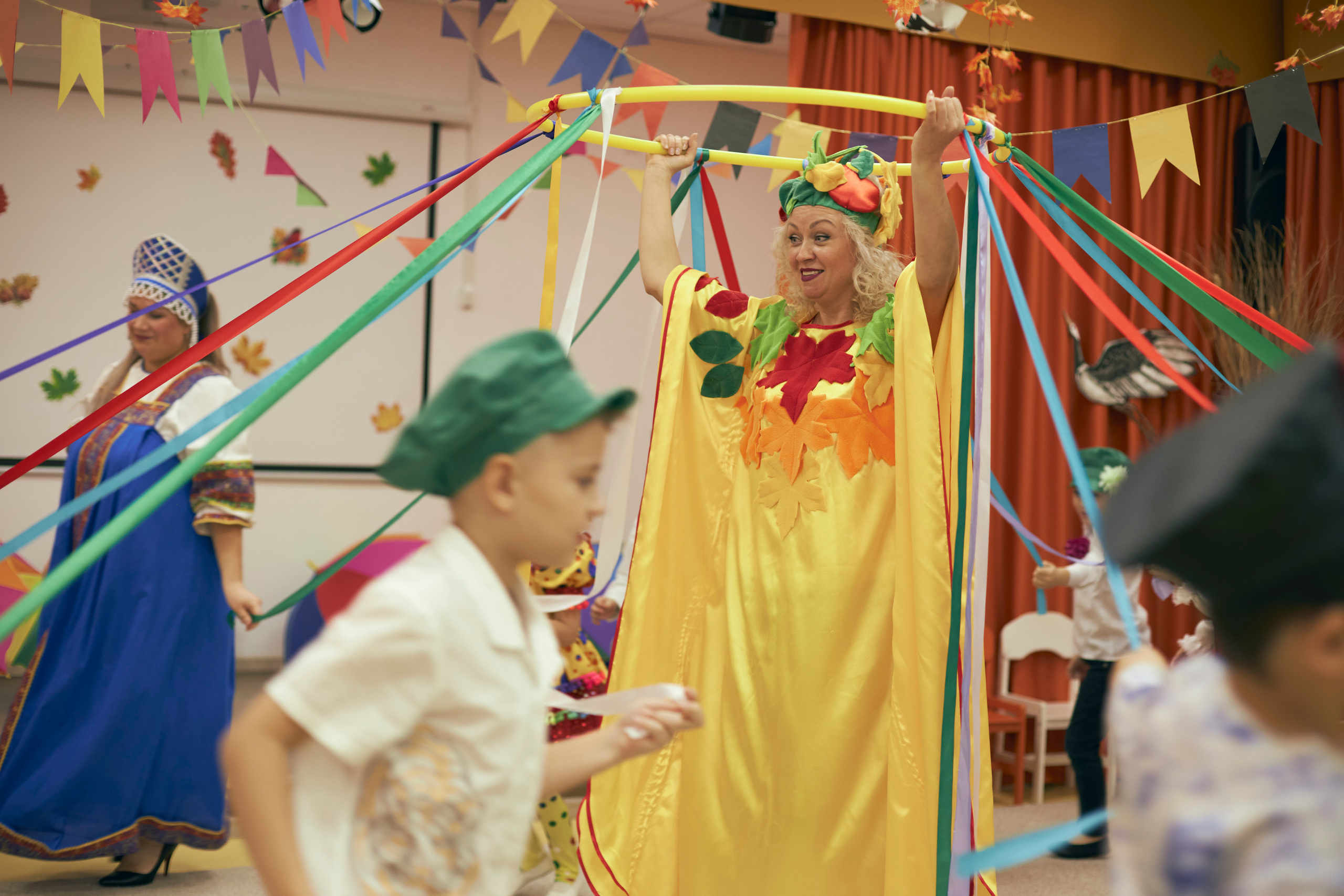 Праздник осени в детском садике. Анна Потявина. Фотограф Москва