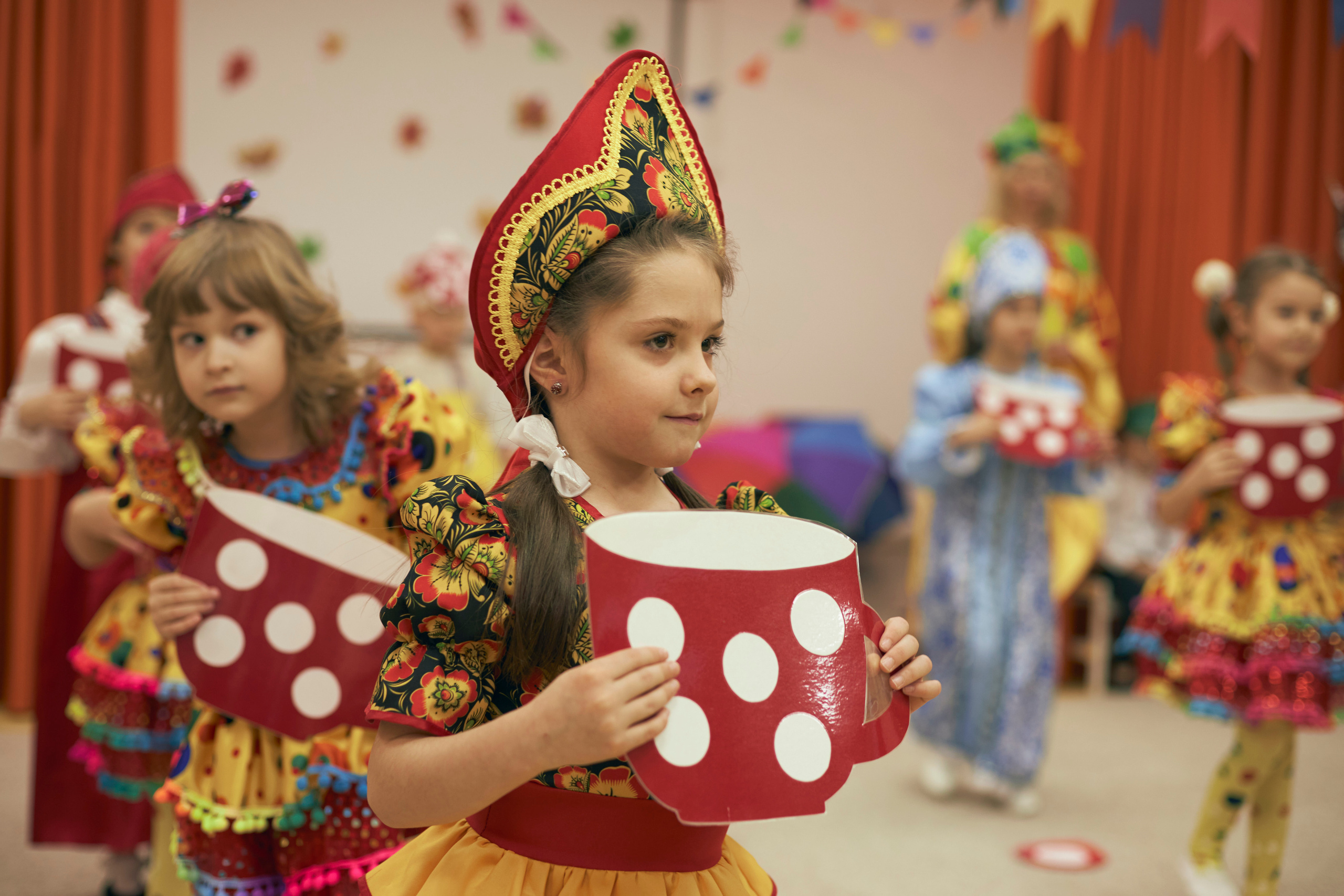 Праздник осени в детском садике. Анна Потявина. Фотограф Москва