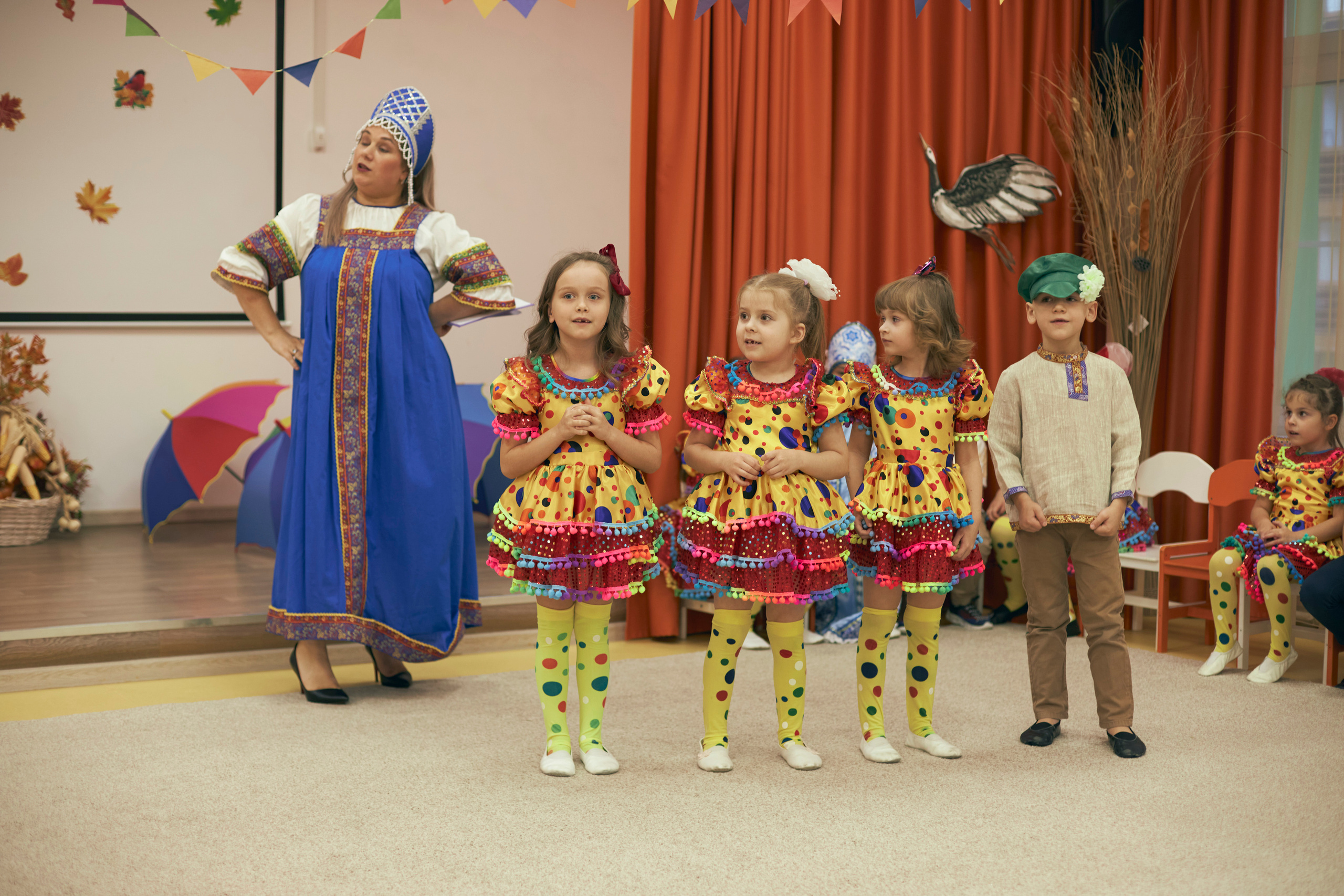 Праздник осени в детском садике. Анна Потявина. Фотограф Москва