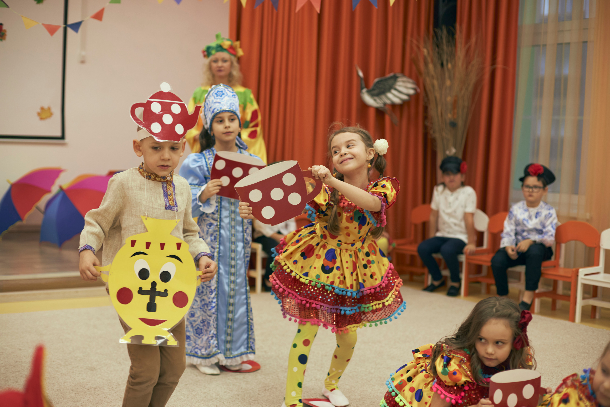 Праздник осени в детском садике. Анна Потявина. Фотограф Москва