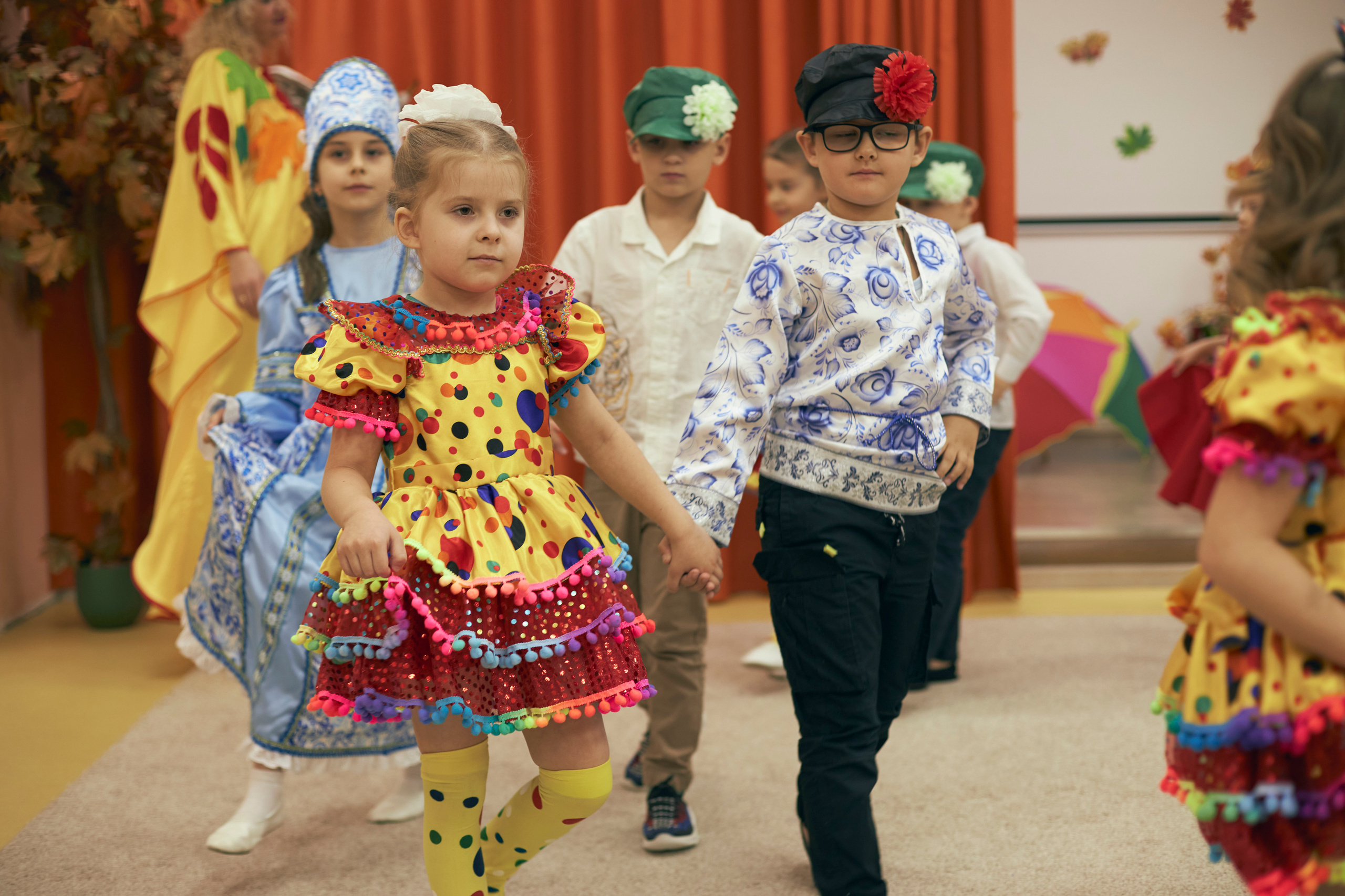 Праздник осени в детском садике. Анна Потявина. Фотограф Москва