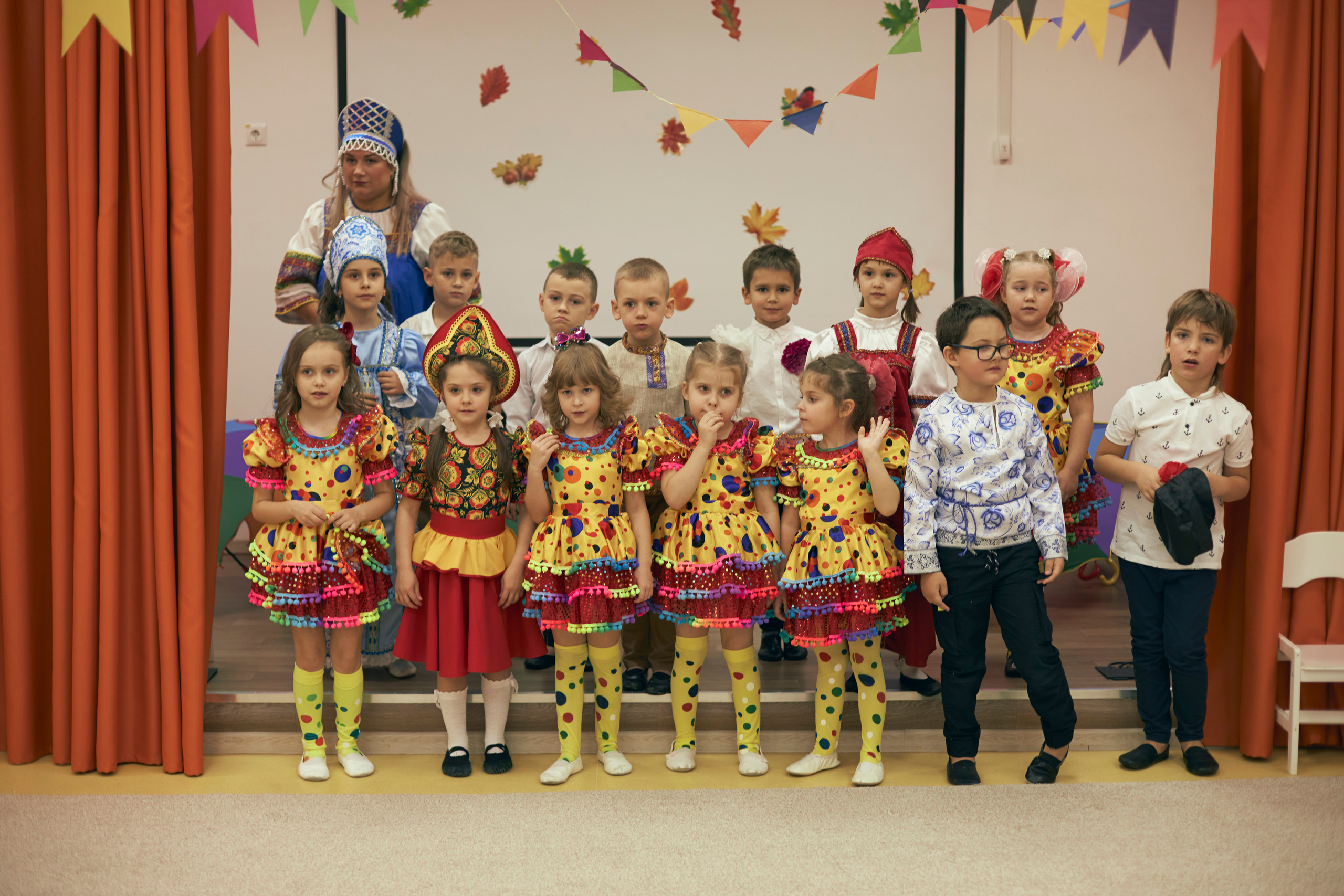 Праздник осени в детском садике. Анна Потявина. Фотограф Москва