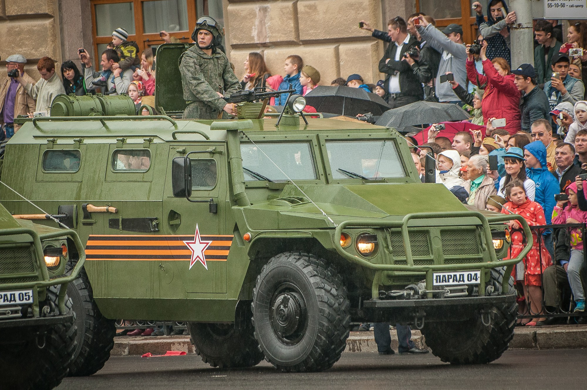 Военная техника на параде Победы