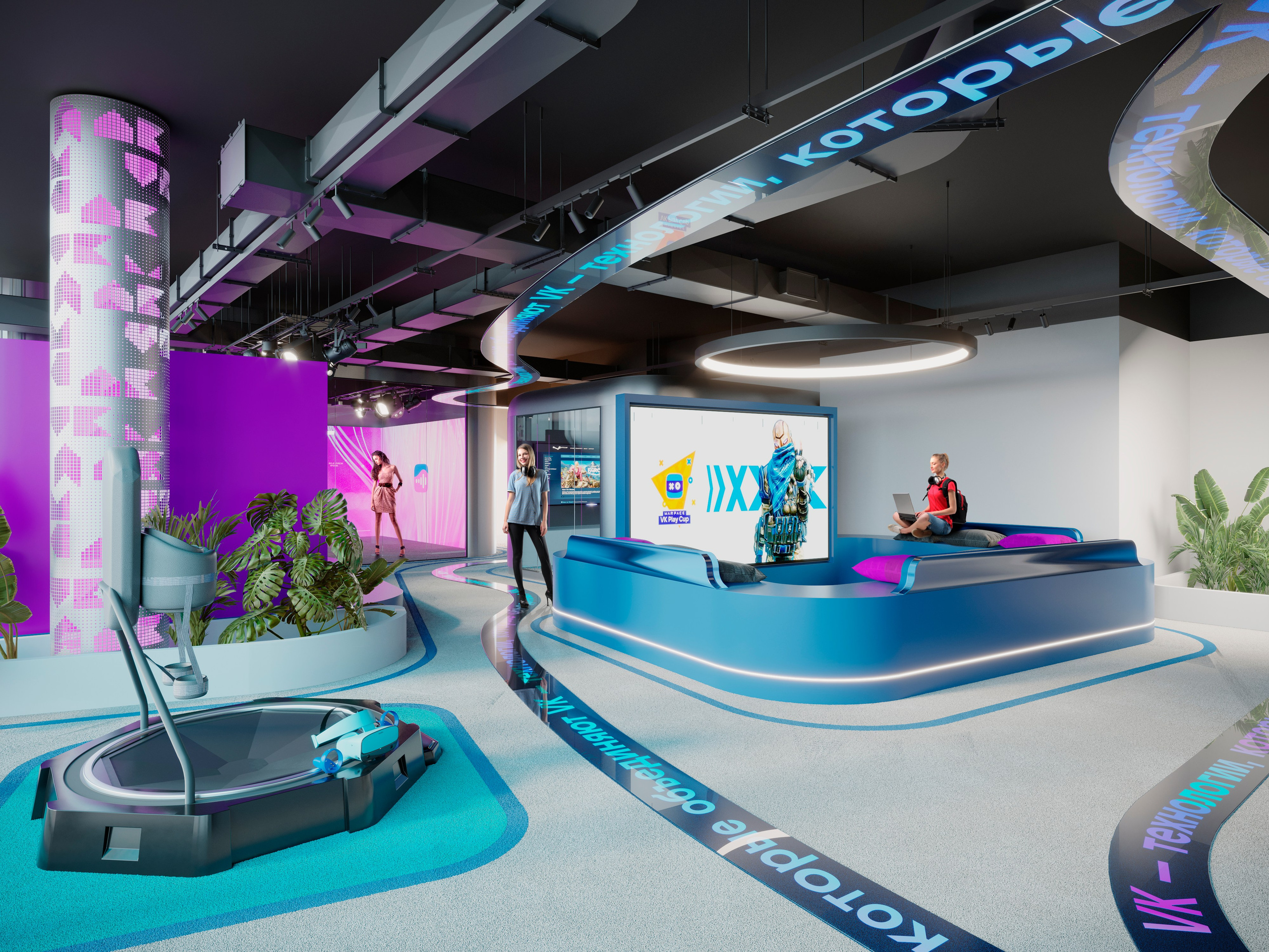 VK Office — Style, Minimalism & Efficiency. 3D INTERIOR AND ARCHITECTURE VISUALIZATION