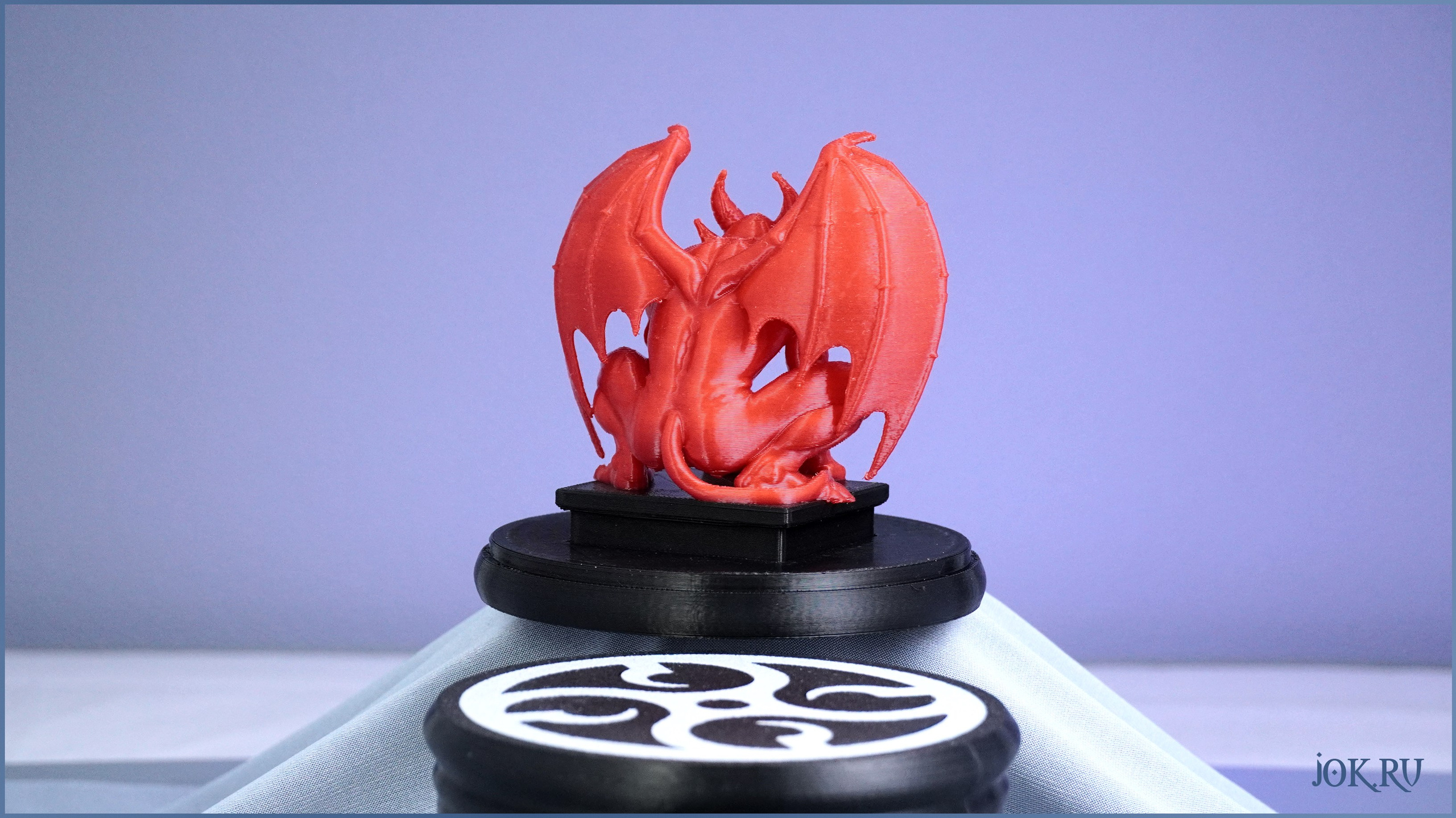 Красная горгулья, миниатюра для полки, готический сувенир