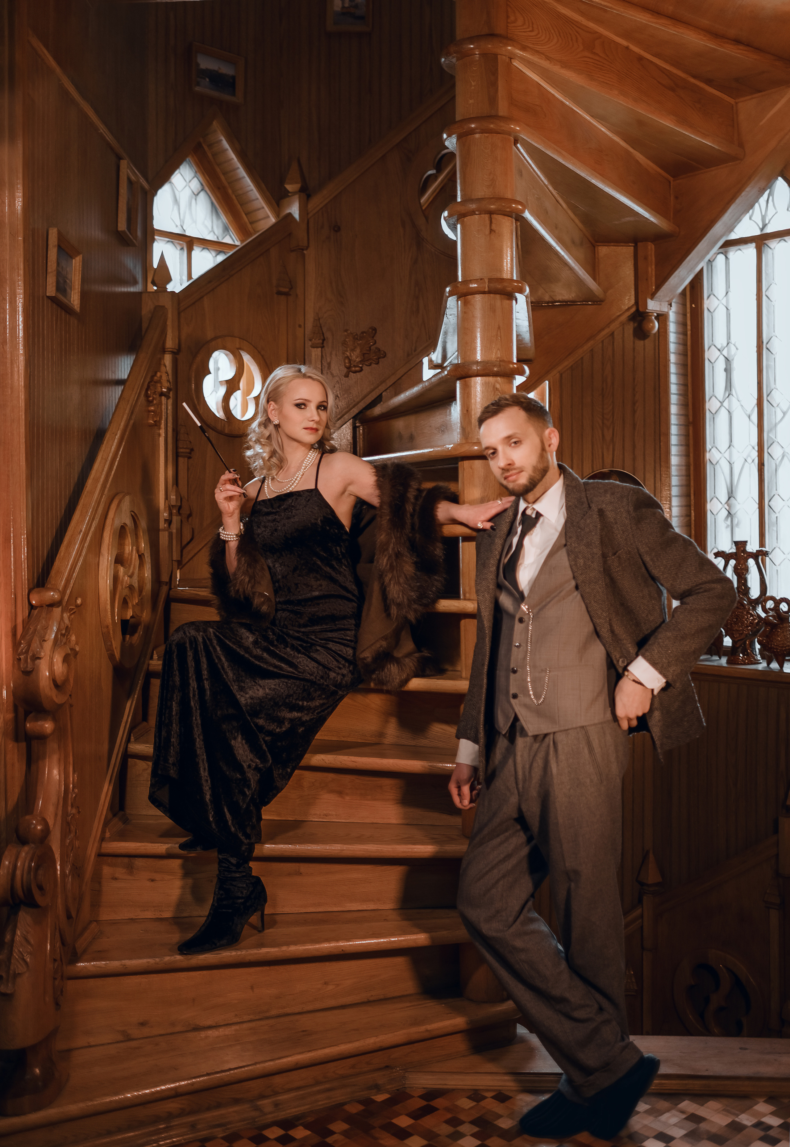 Love-story в стиле 20х для Анастасии и Дмитрия. Творческий фотограф в Крыму Анна Пашко