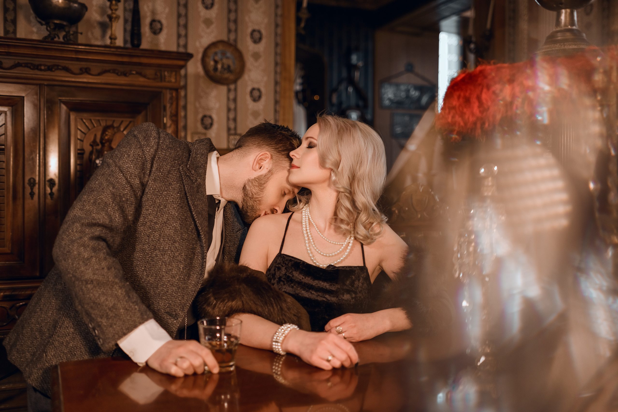 Love-story в стиле 20х для Анастасии и Дмитрия. Творческий фотограф в Крыму Анна Пашко