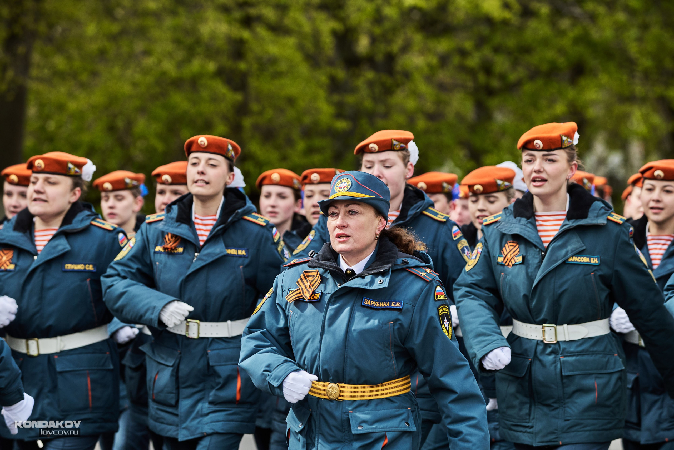 Парад в честь празднования День Победы 9 мая 2024 года в городе Иваново